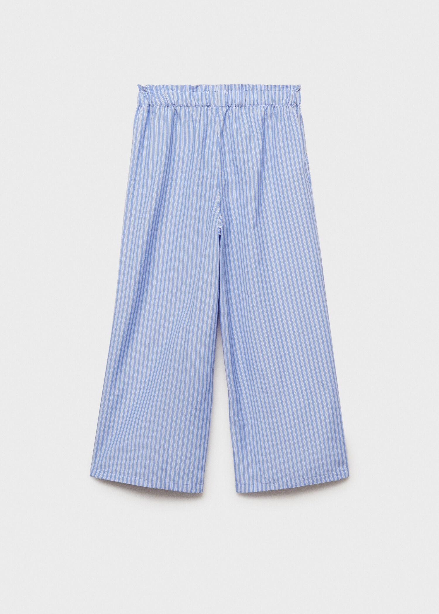 Striped cotton trousers - Reverse of the article