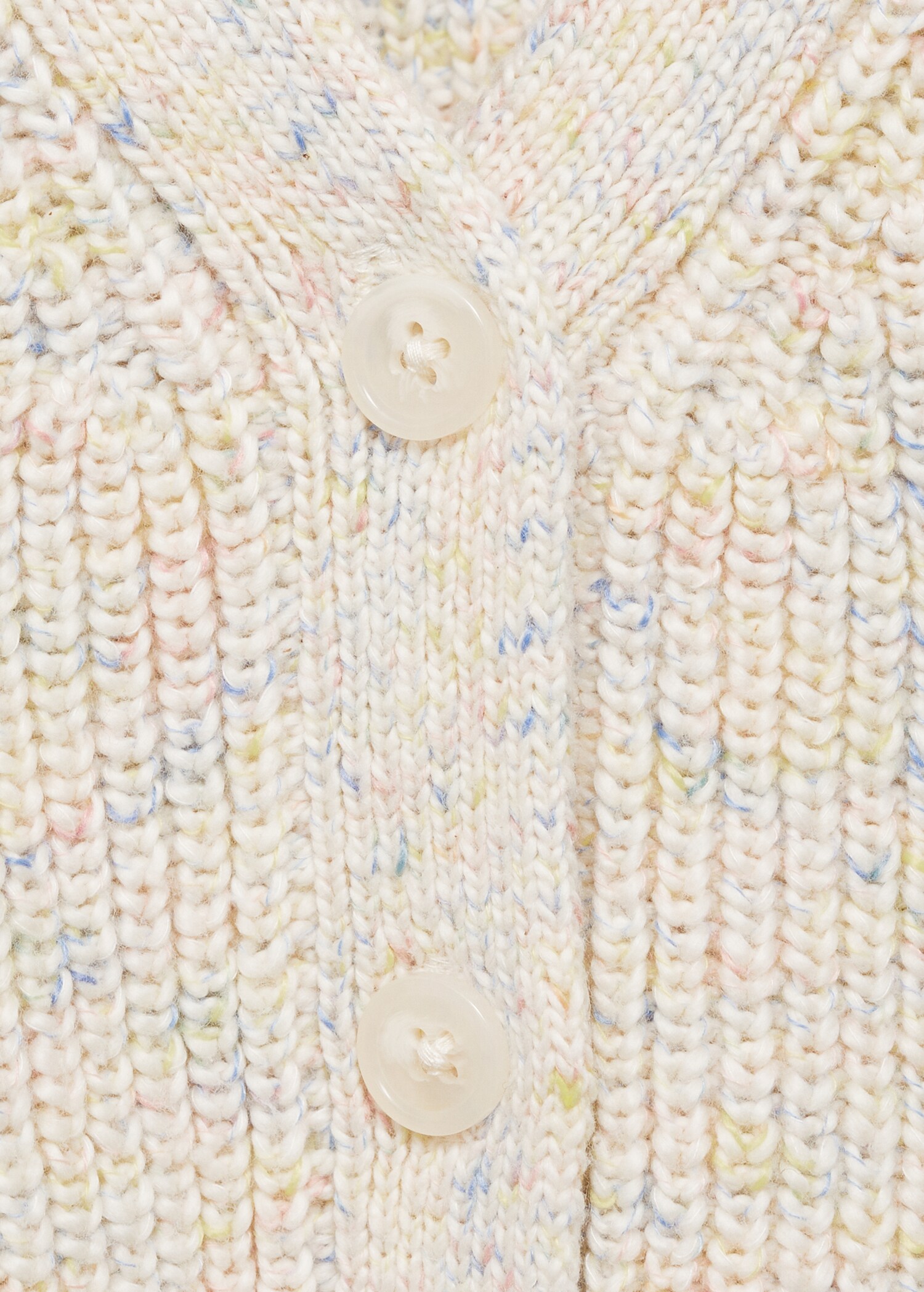 Flecked knit cardigan - Details of the article 8