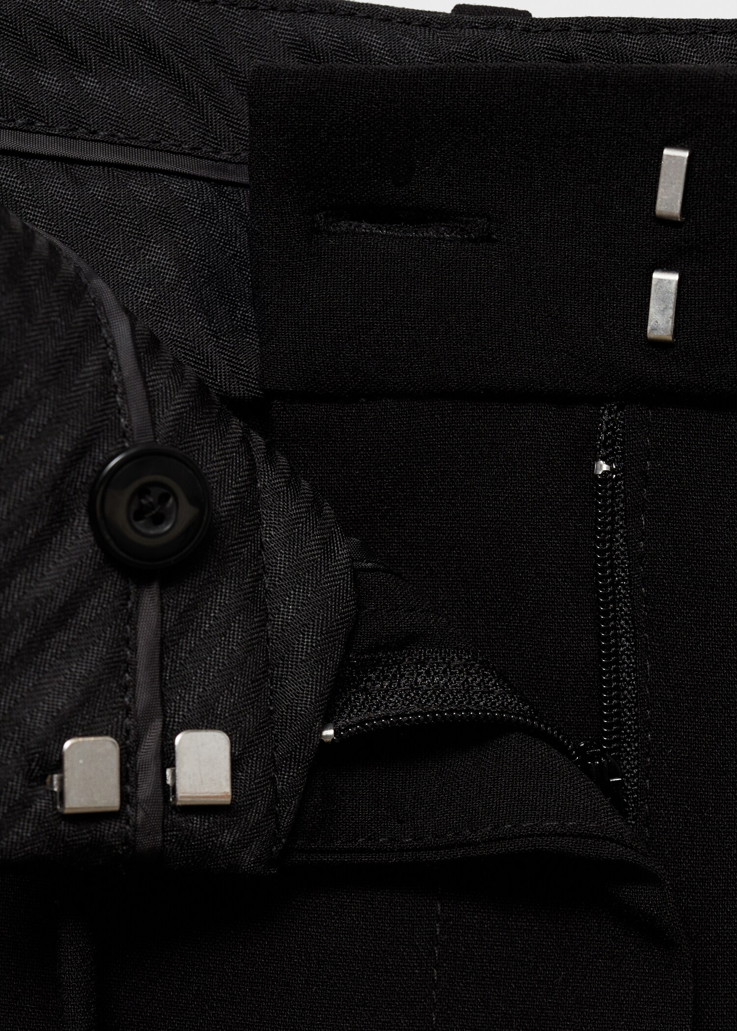 Straight suit trousers with bow - Details of the article 8