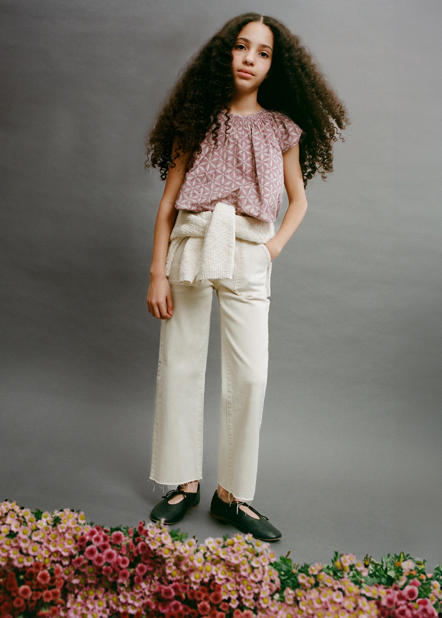 Blusa algodón estampada - Detalle del artículo 5