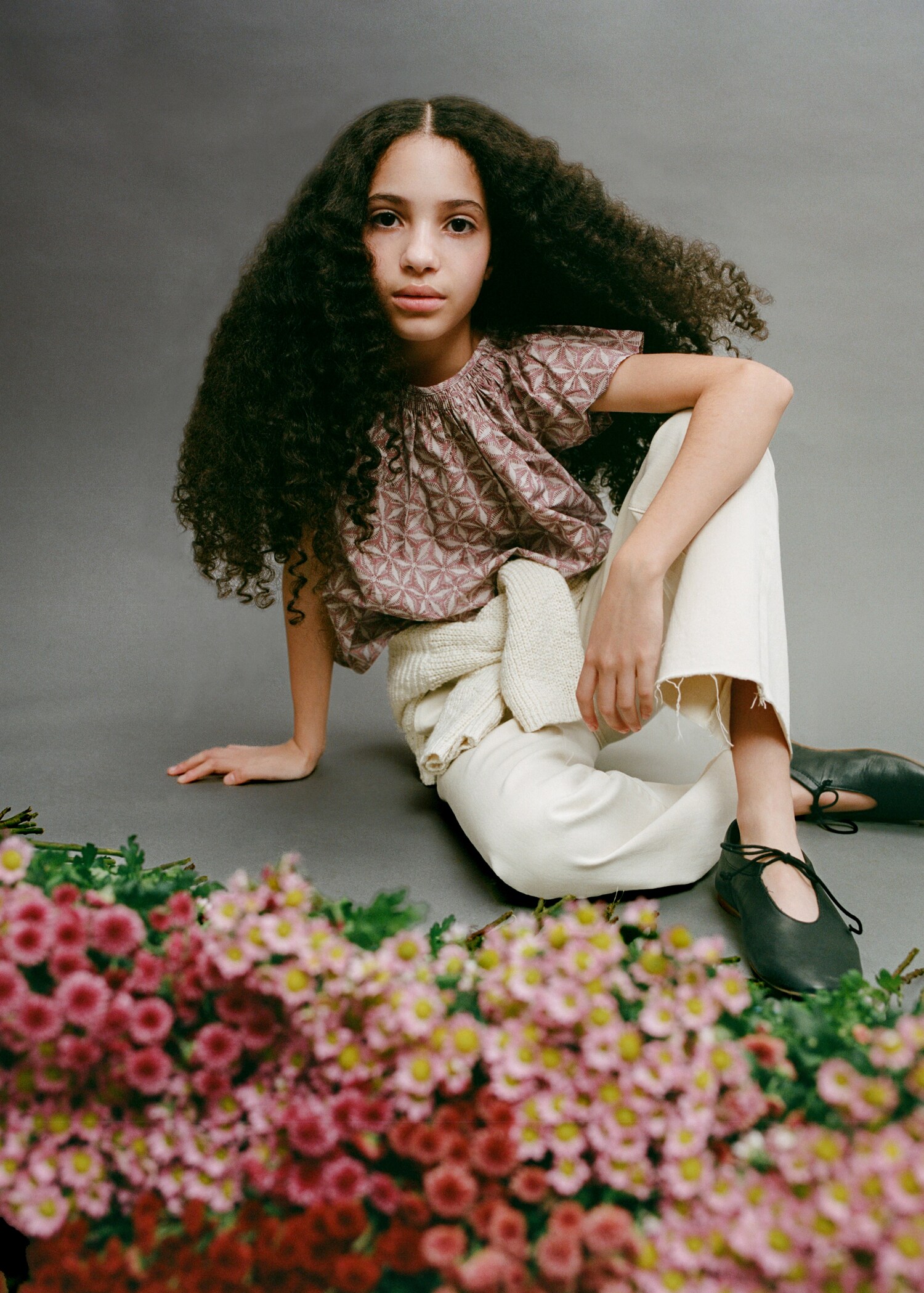 Blusa algodón estampada - Detalle del artículo 6