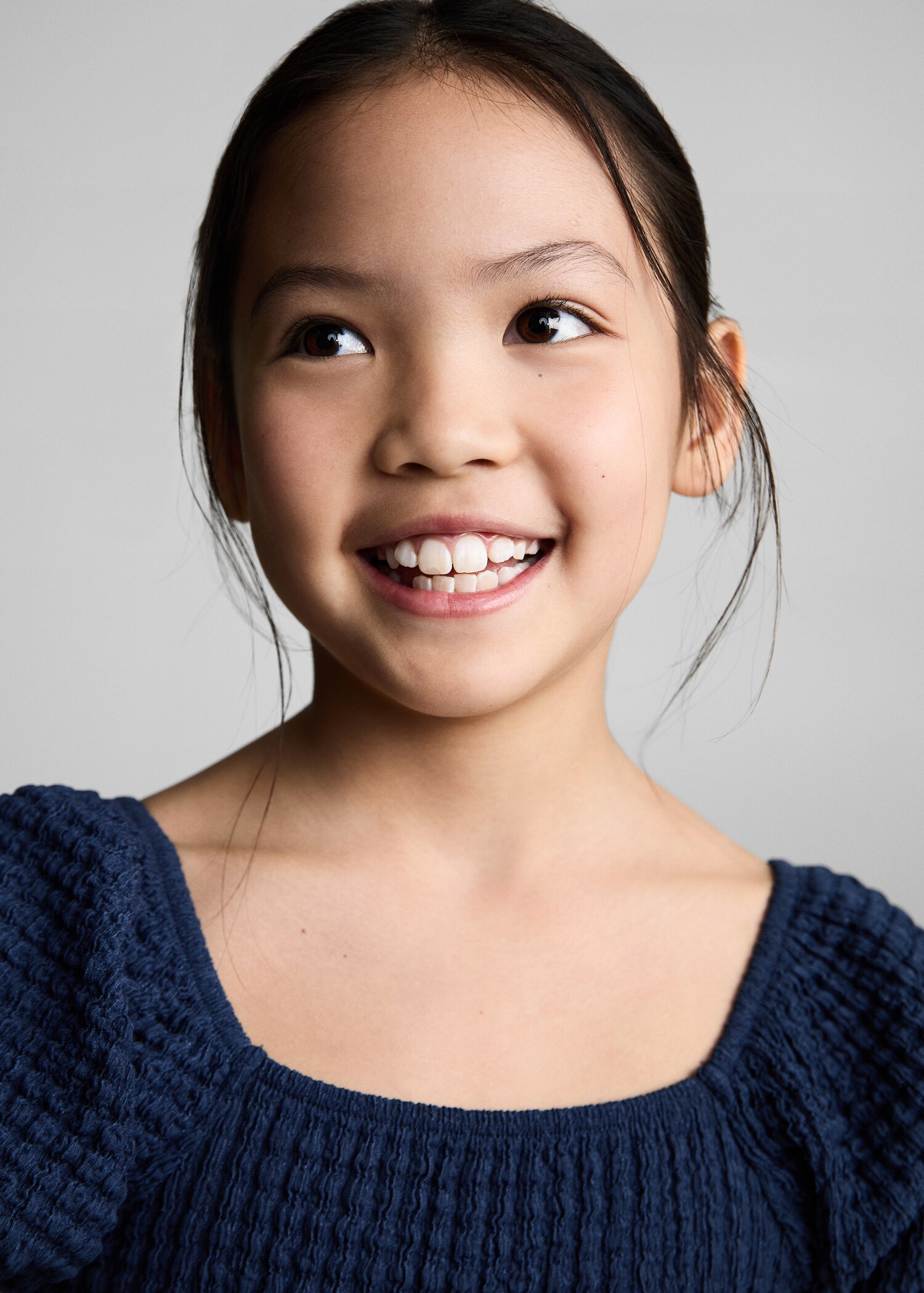 Textured long jumpsuit - Details of the article 1