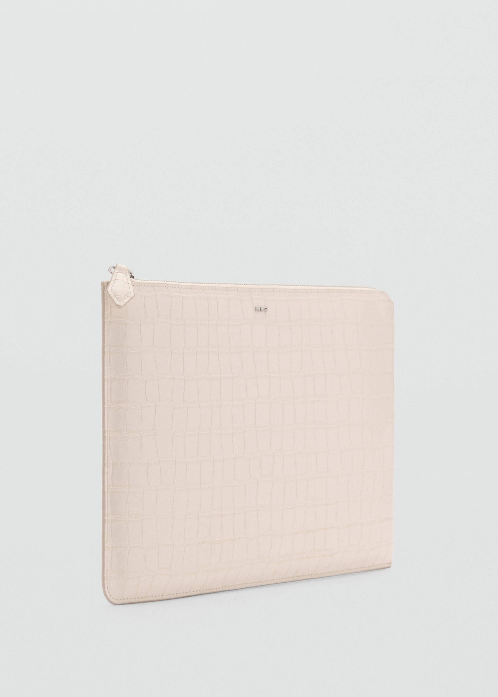 Bőr hatású hordozható tok kókusz mintával - Felezősík, Piszkosfehér. Ref: 87034810-00.