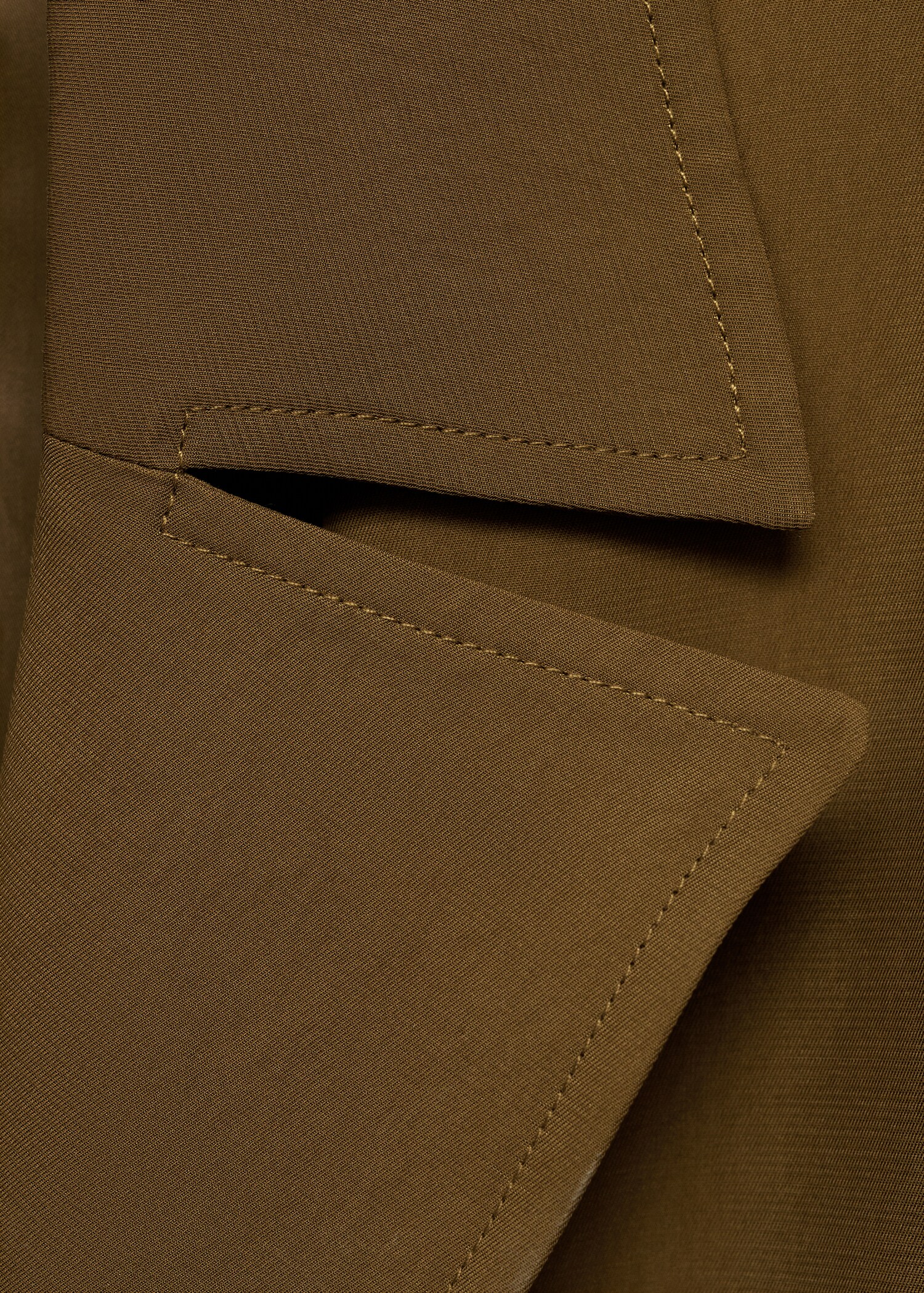 Oversized long lyocell trench coat - Details of the article 8