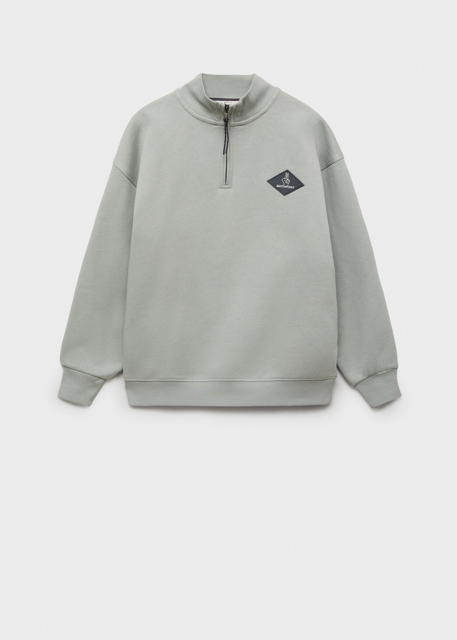 Baumwoll-Sweatshirt mit Reißverschluss - Artikel ohne Model