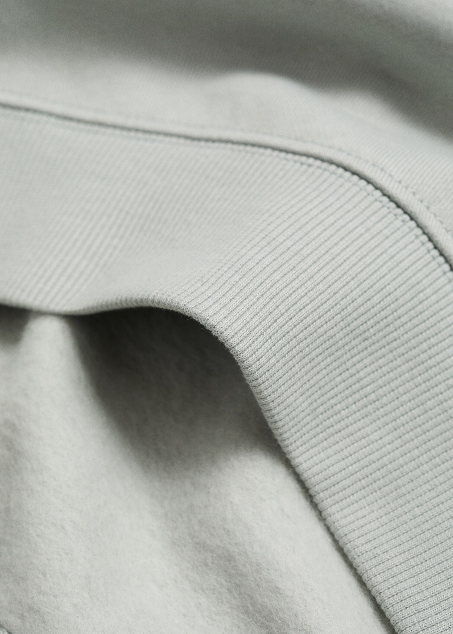 Baumwoll-Sweatshirt mit Reißverschluss - Detail des Artikels 0