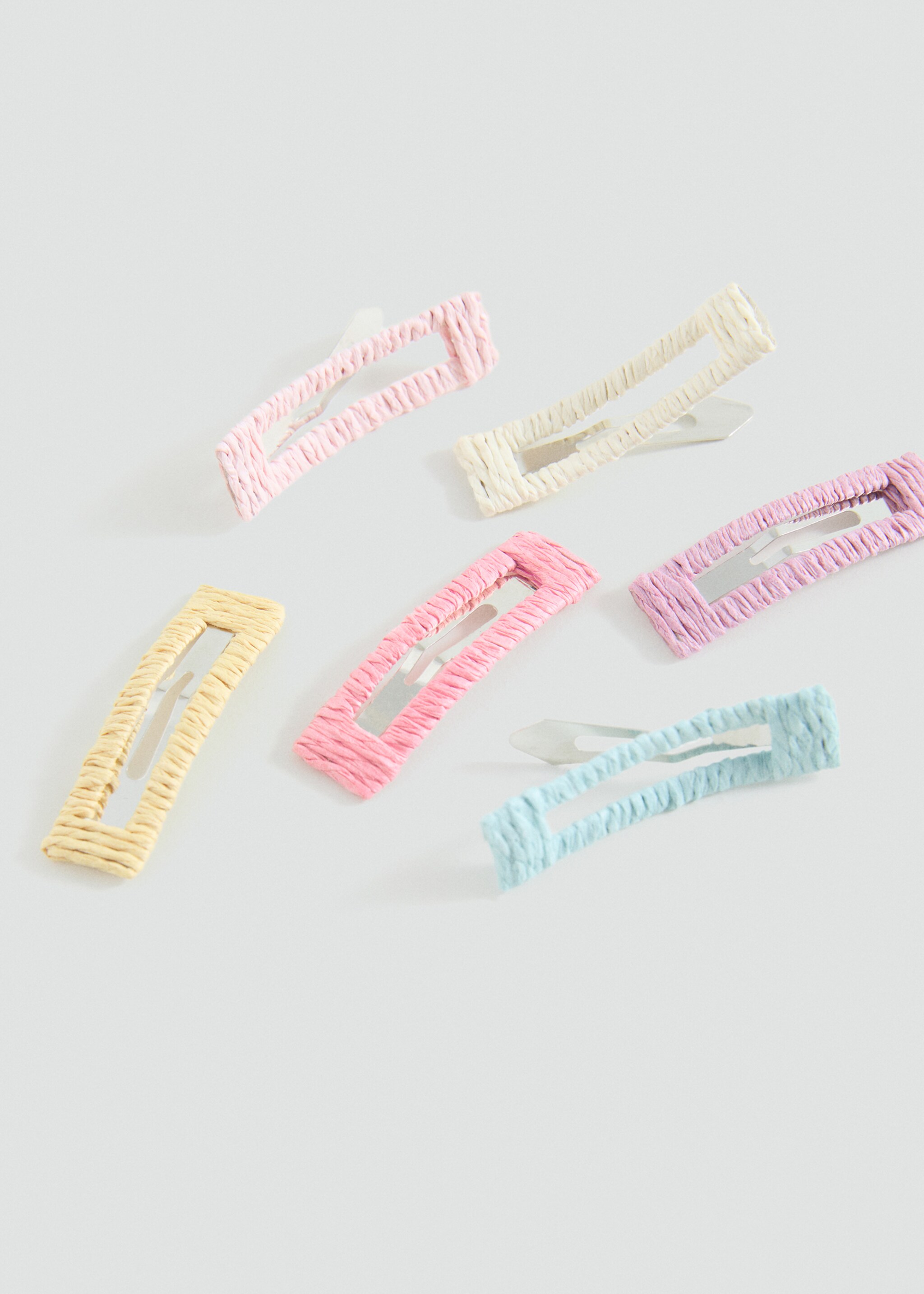 Pack clips - Plano medio, Rosa palo. Ref: 87035144-00.