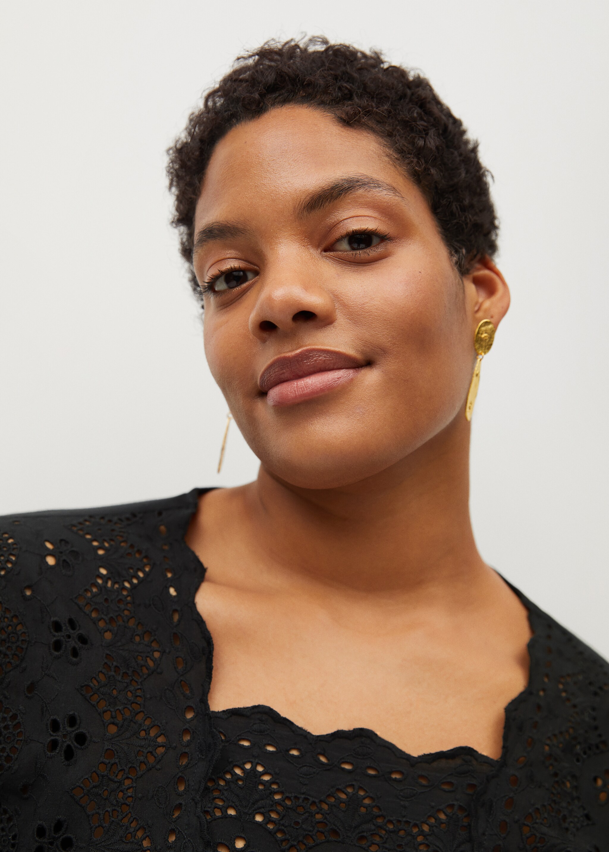Openwork cotton blouse - Details of the article 3