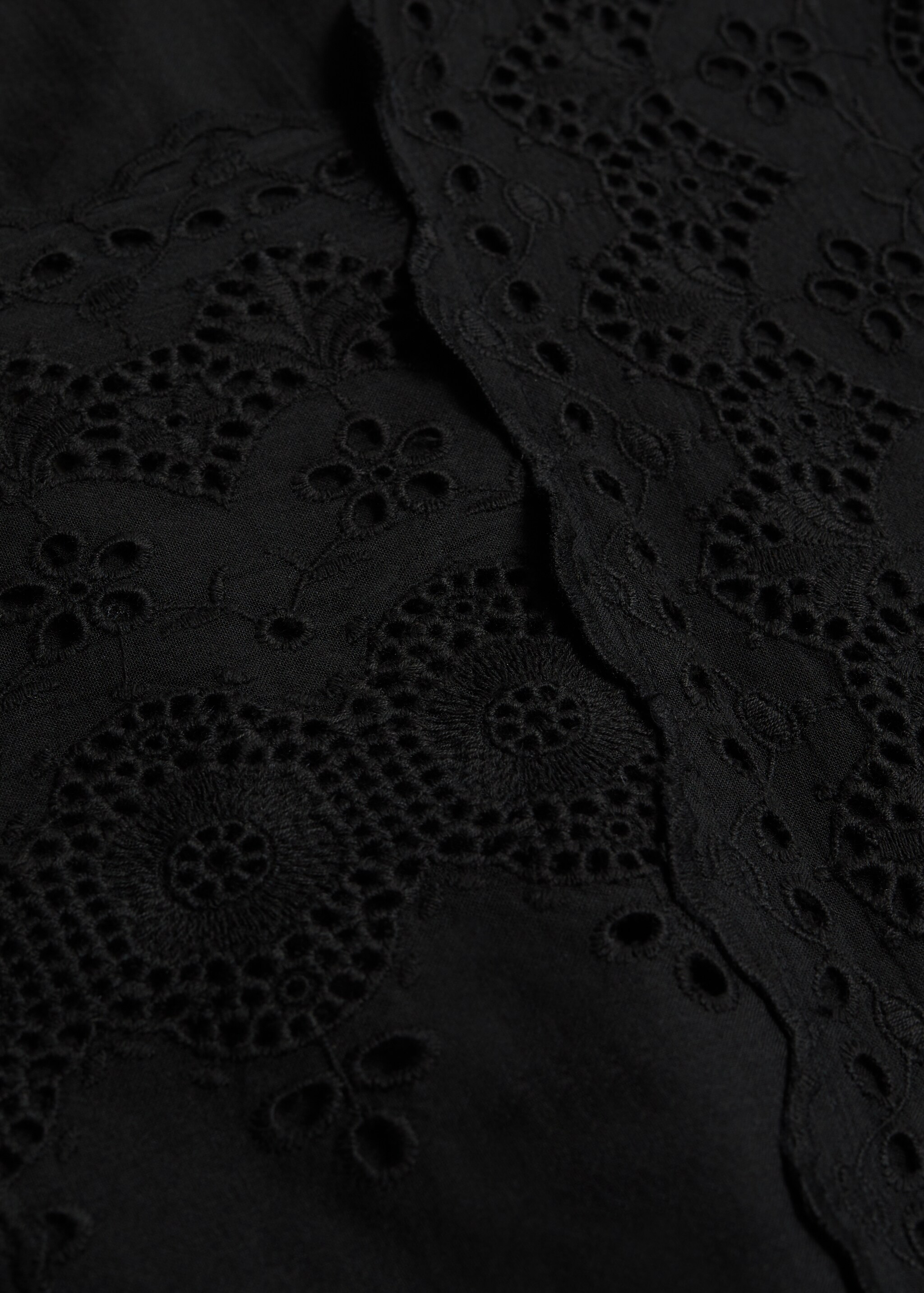 Openwork cotton blouse - Details of the article 8
