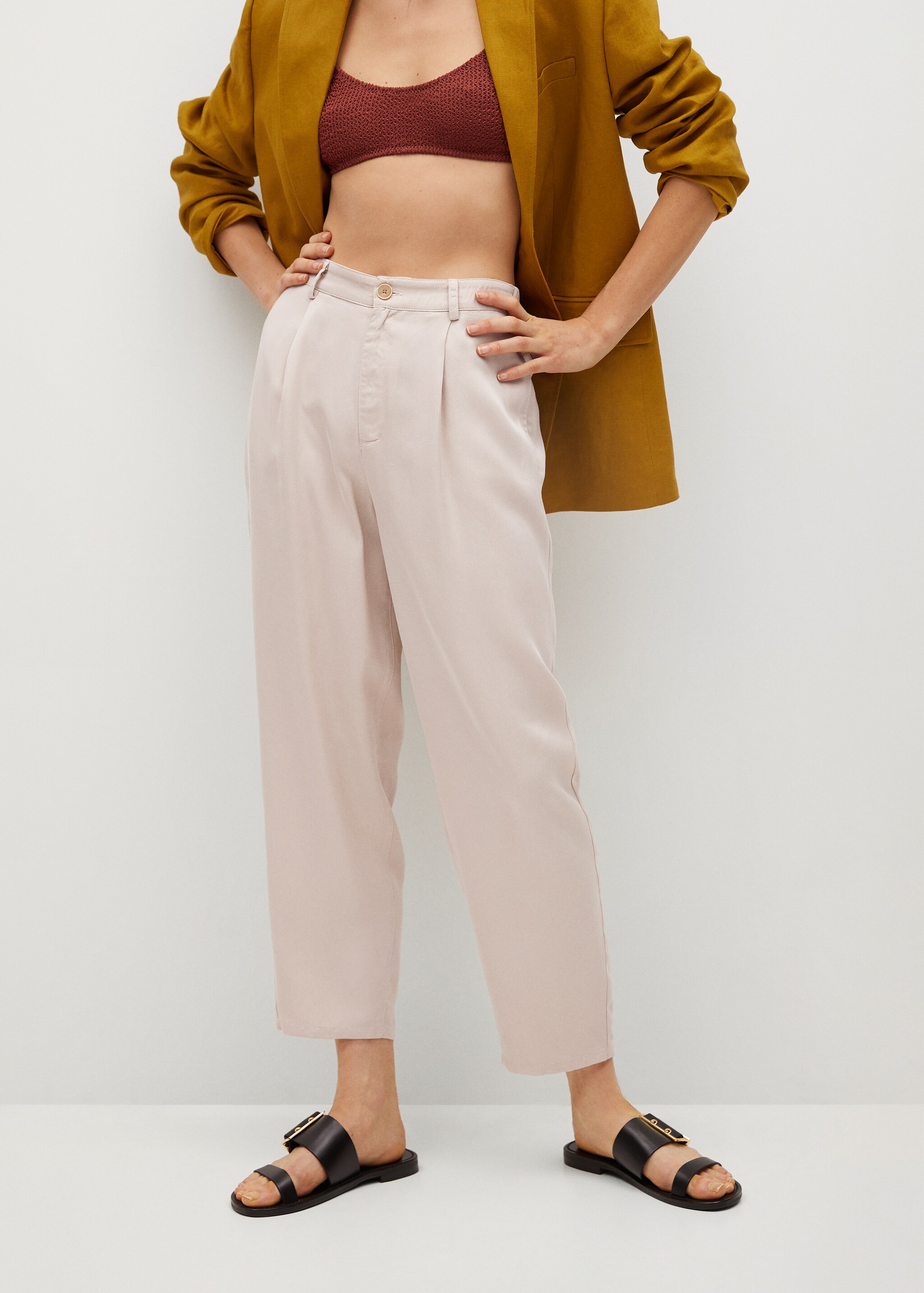 Pantalón 100% lyocell - Plano medio
