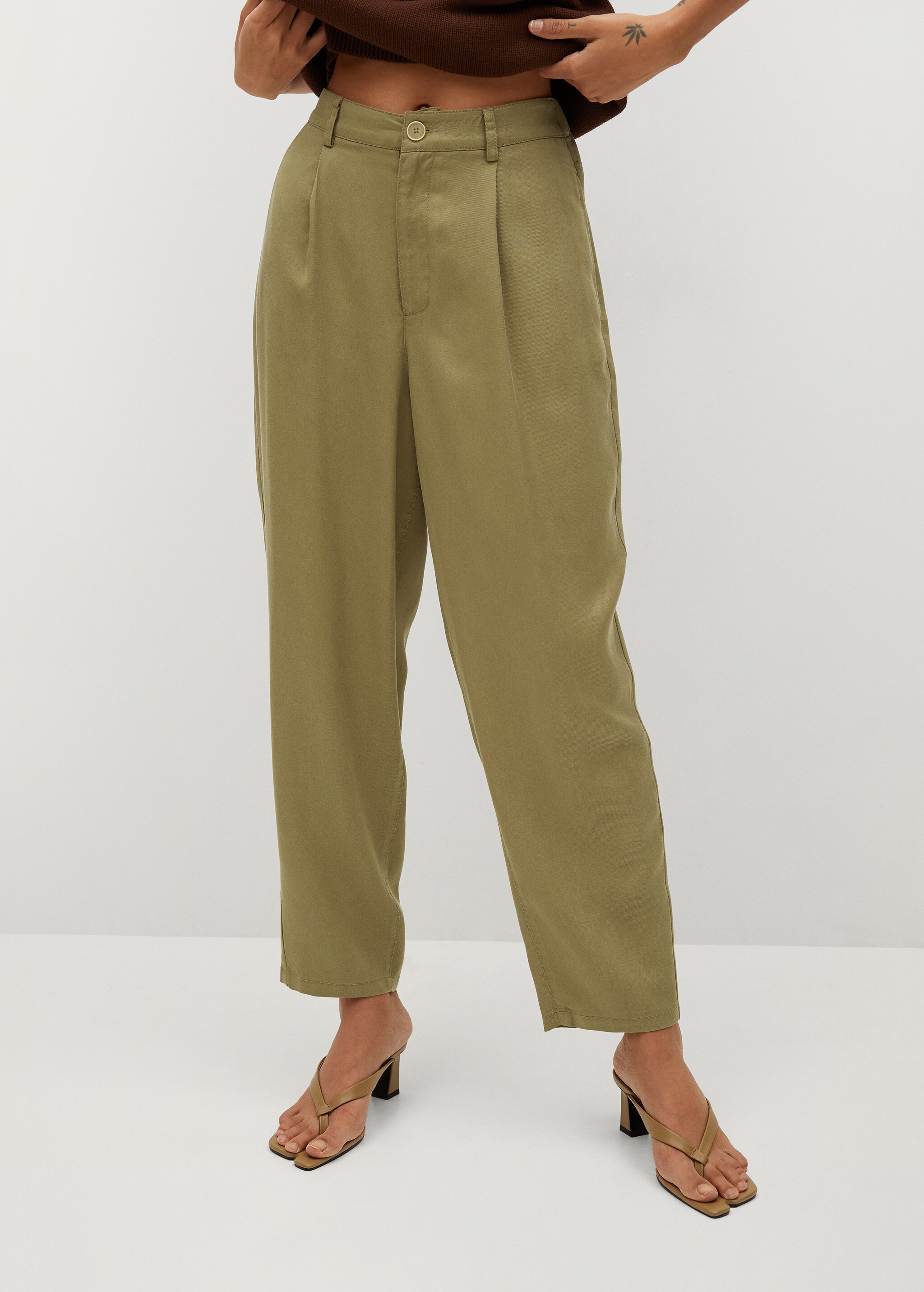 Pantalón 100% lyocell - Plano medio