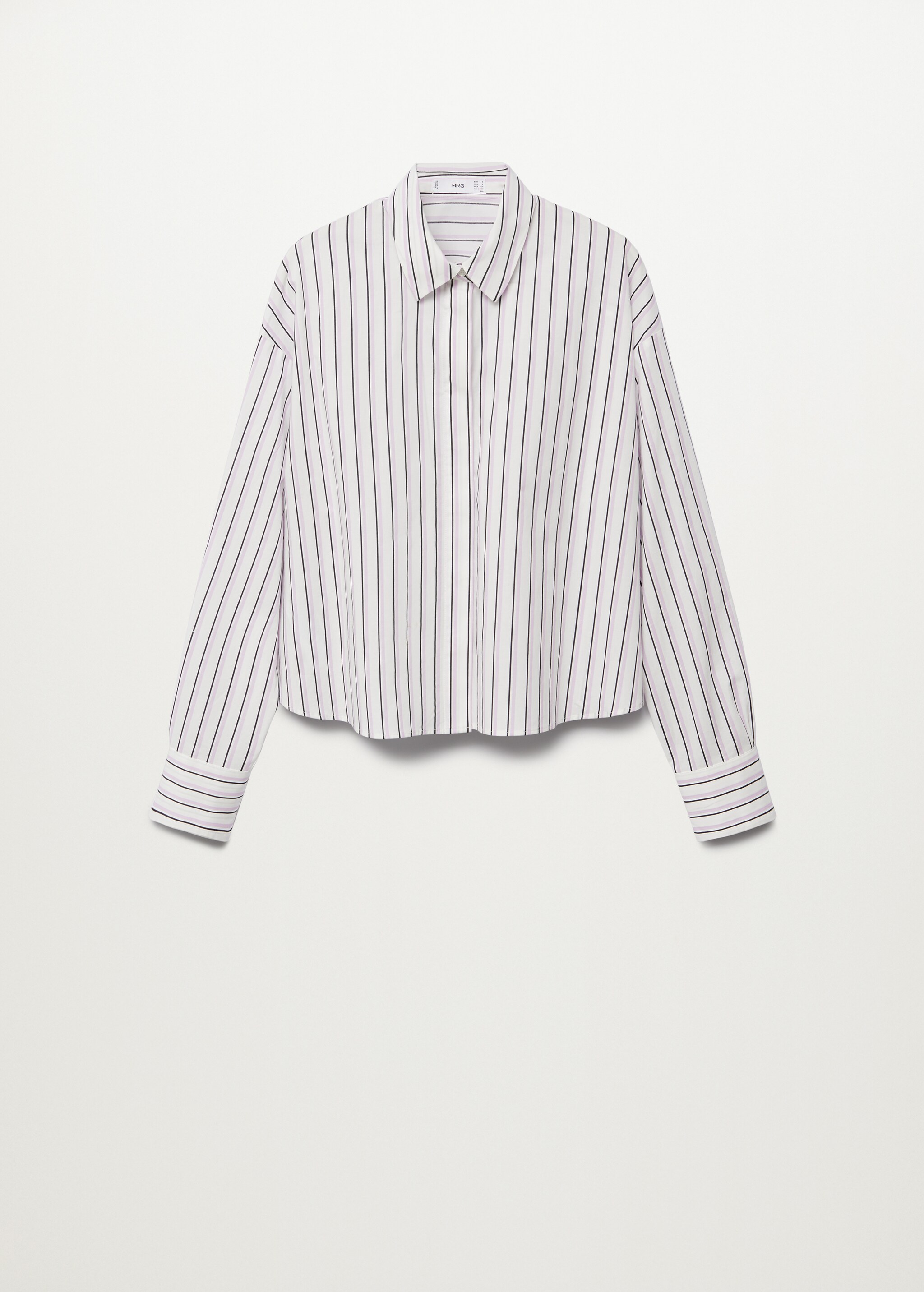 Camisa algodón crop - Artículo sin modelo