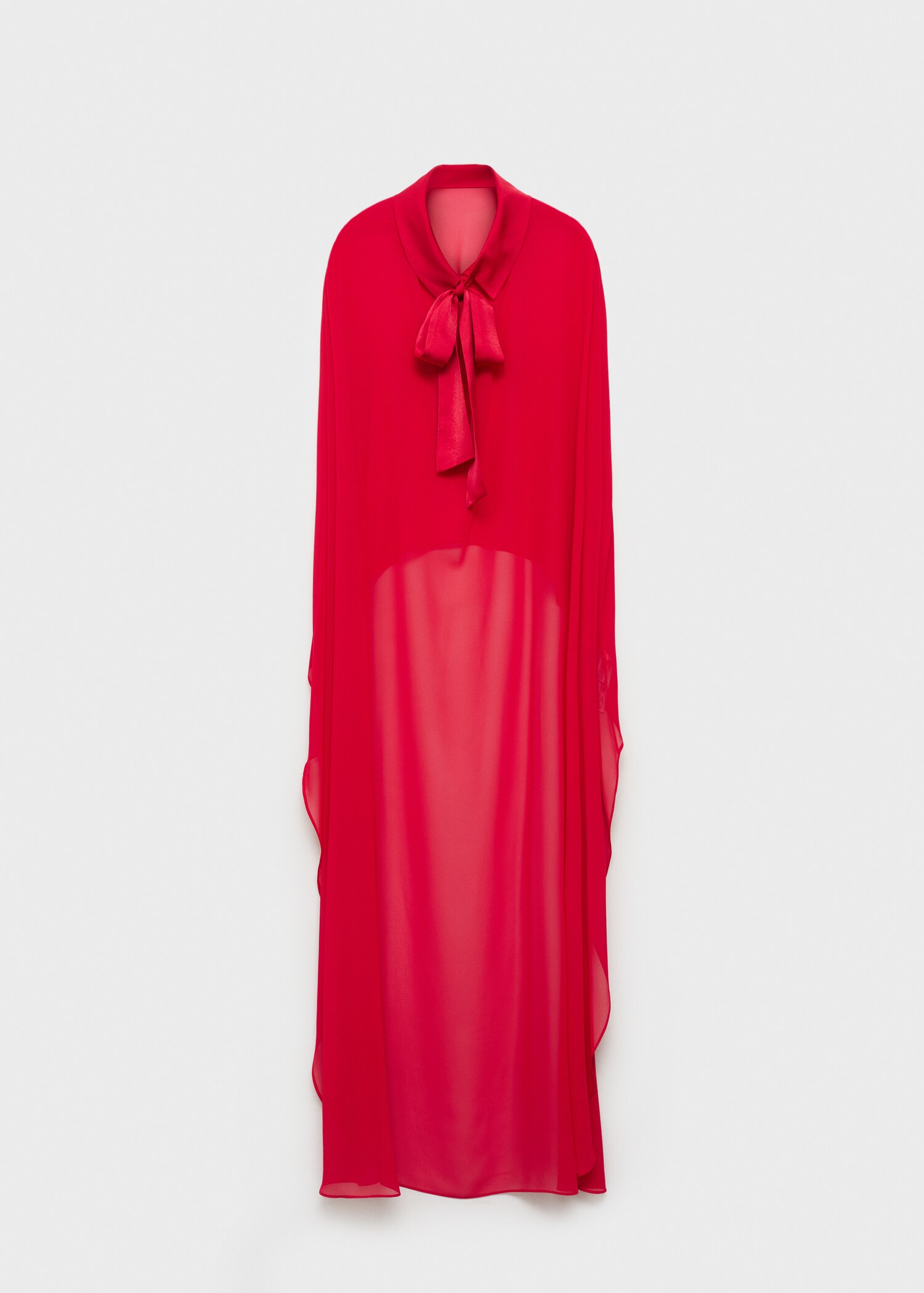 Langes Cape mit Schleife - Artikel ohne Model