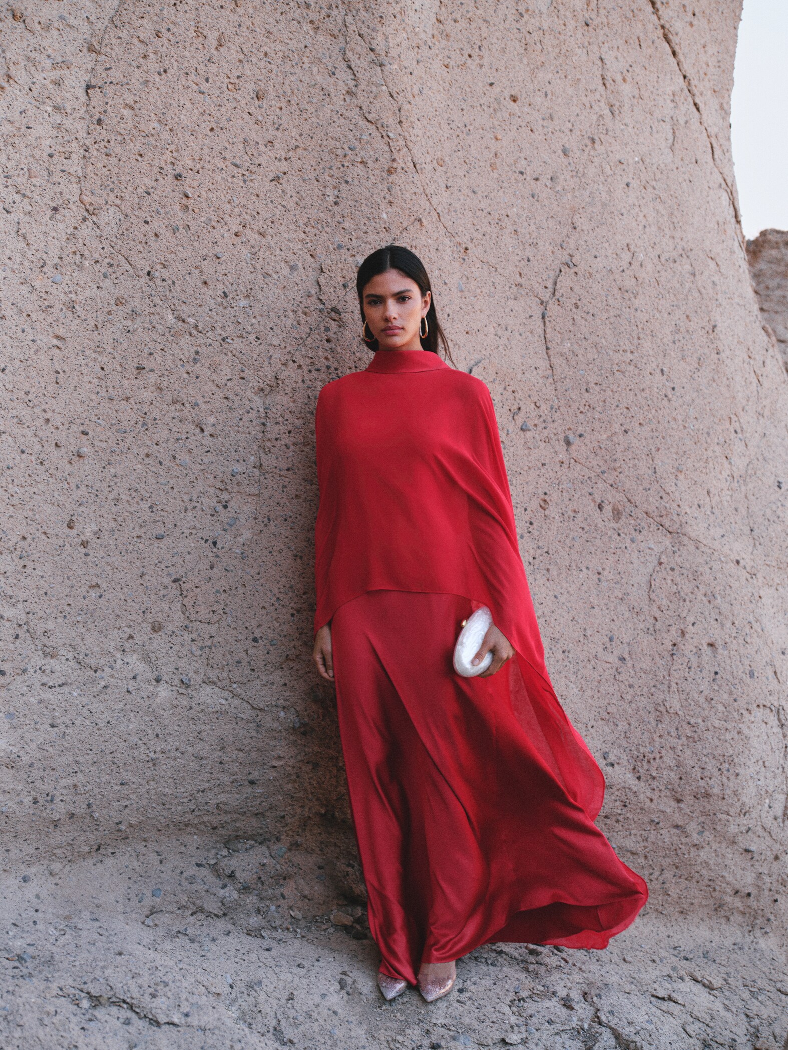 Langes Cape mit Schleife - Detail des Artikels 7