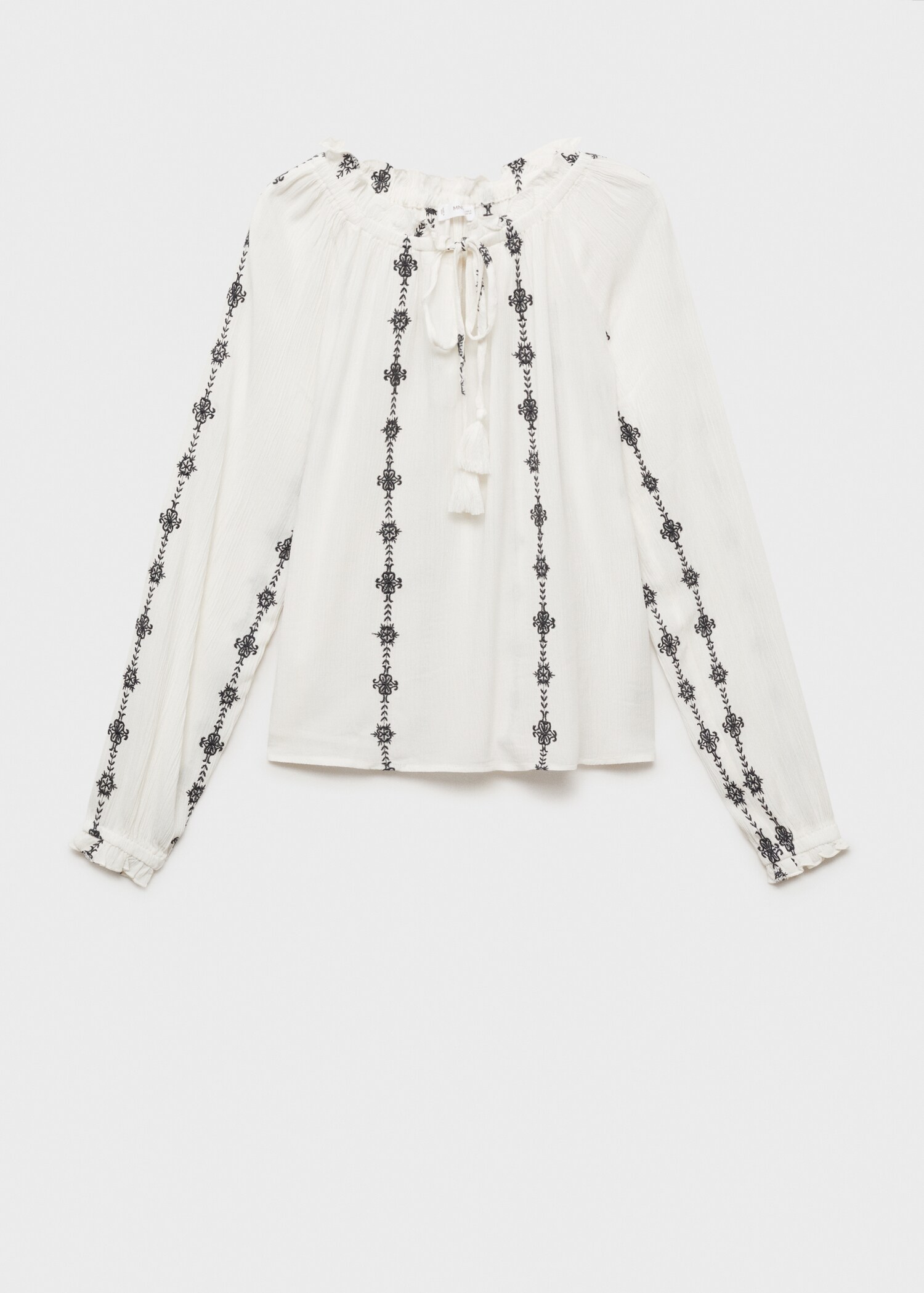 Embroidered blouse - Article without model