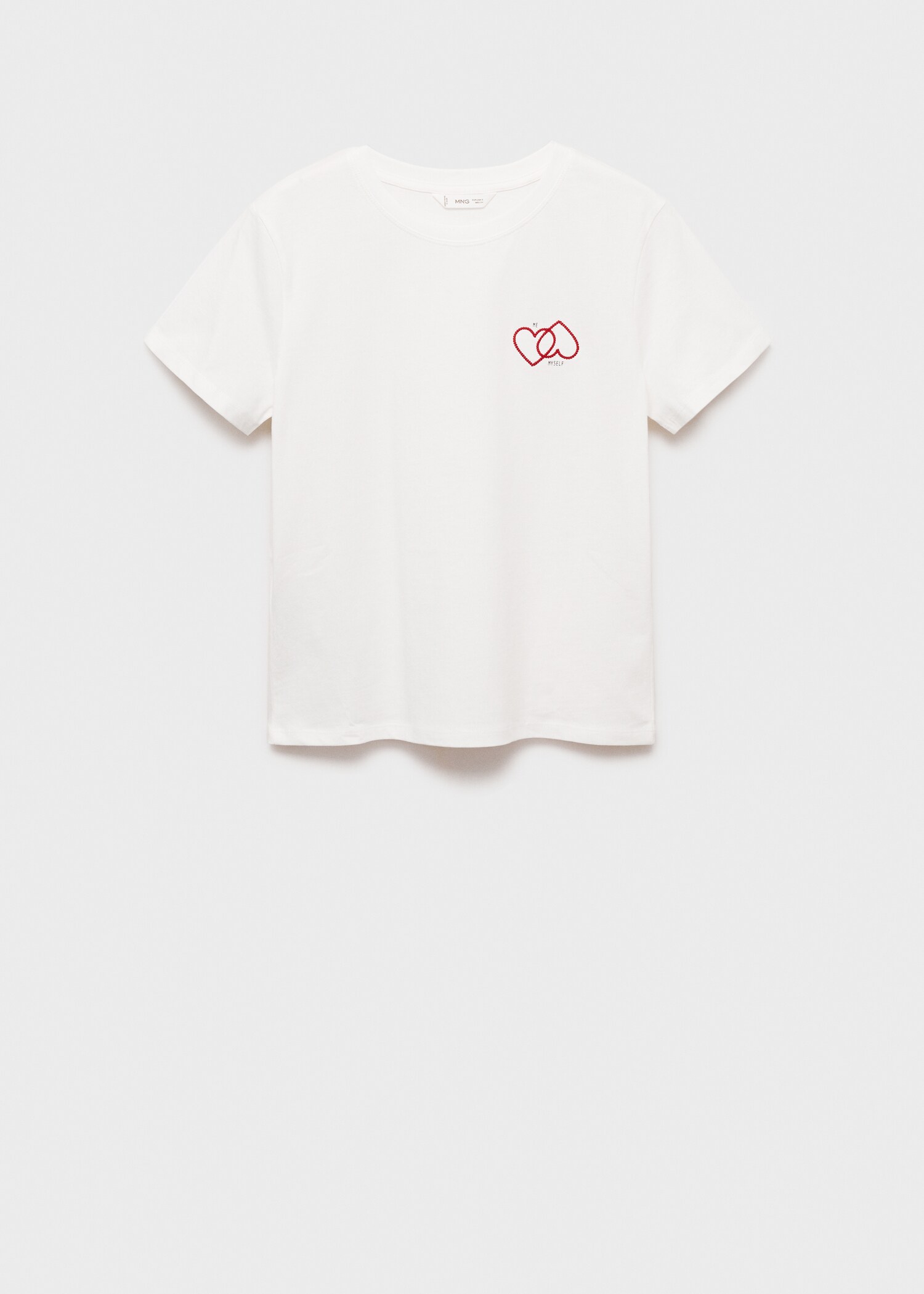 Μπλουζάκι τύπωμα καρδιές - Προϊόν χωρίς μοντέλο