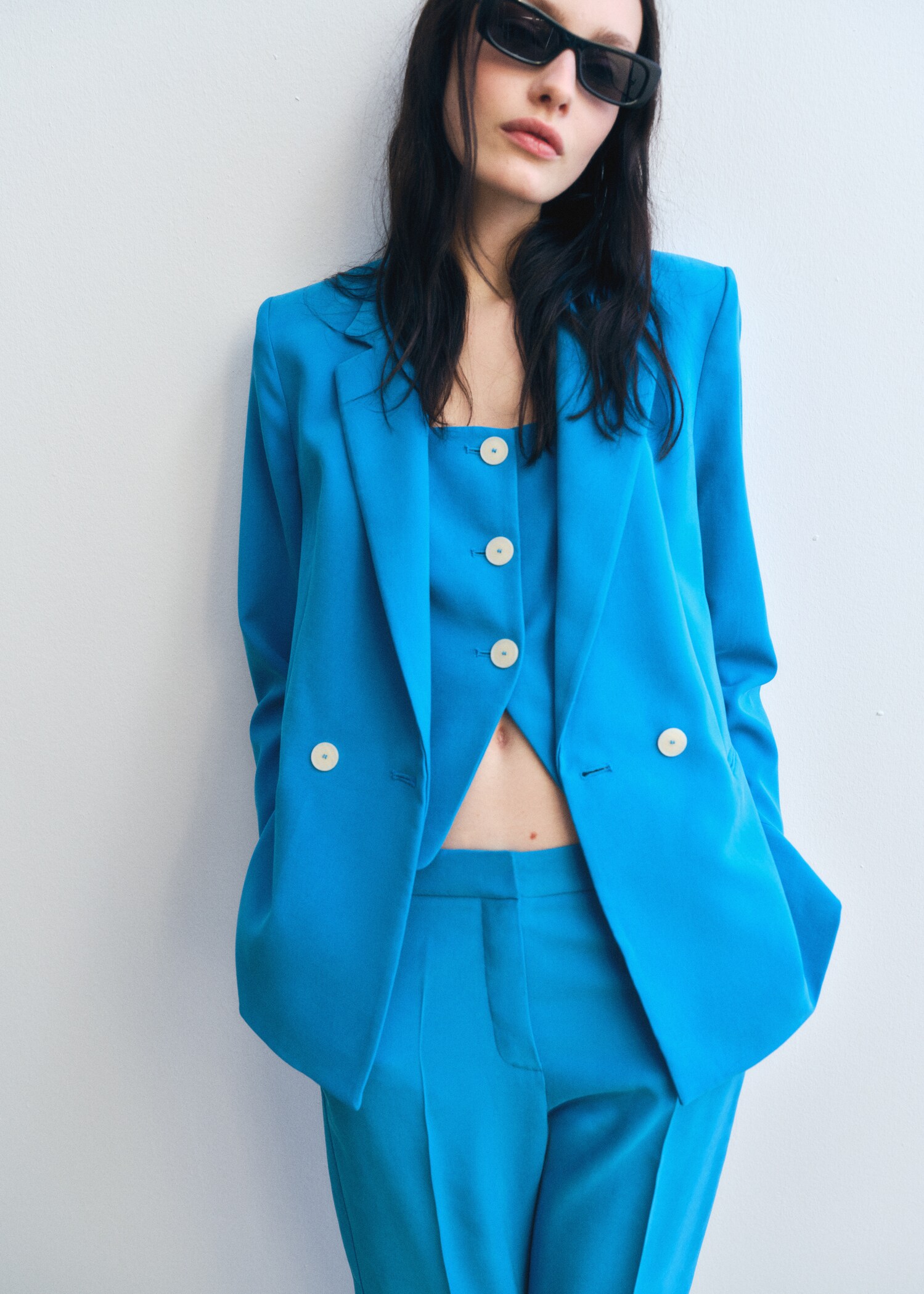 Suit waistcoat with open back - Details of the article 7