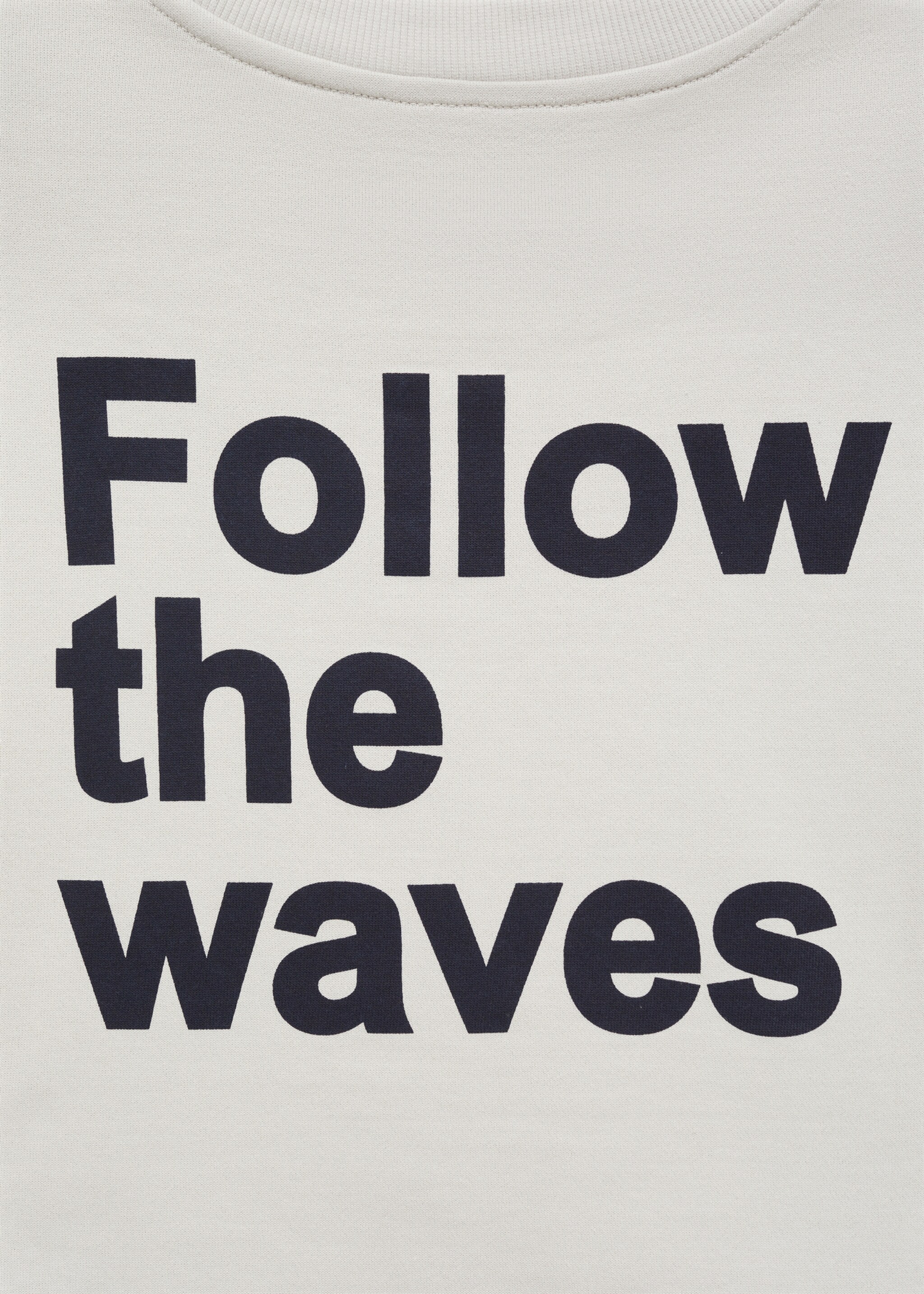 Bavlněná mikina s potiskem - Detail zboží 8, Šedá. Ref: 87035738-00.