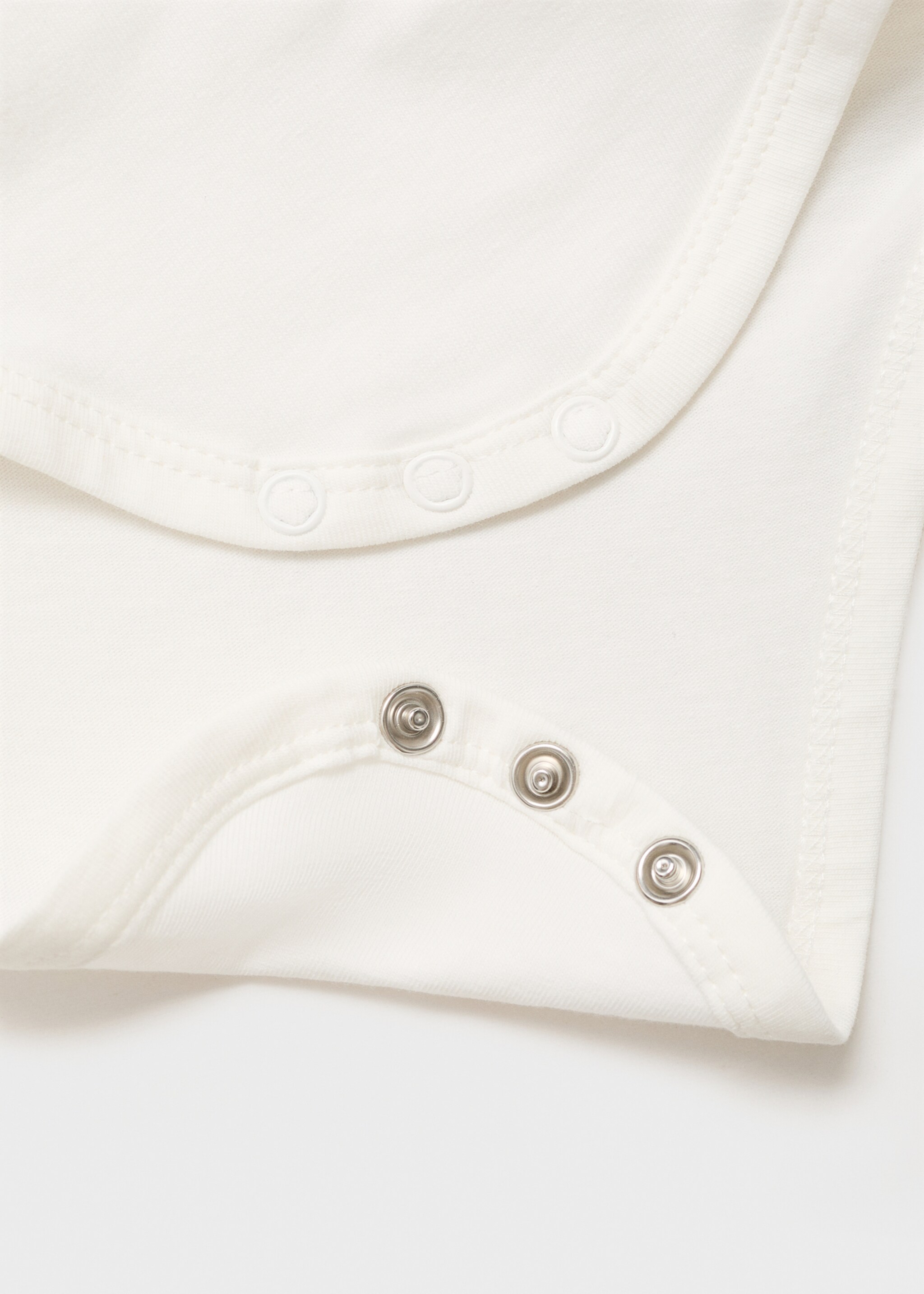 Body cotó coll bebè - Detall de l'article 0, Blanc trencat. Ref: 87035739-00.