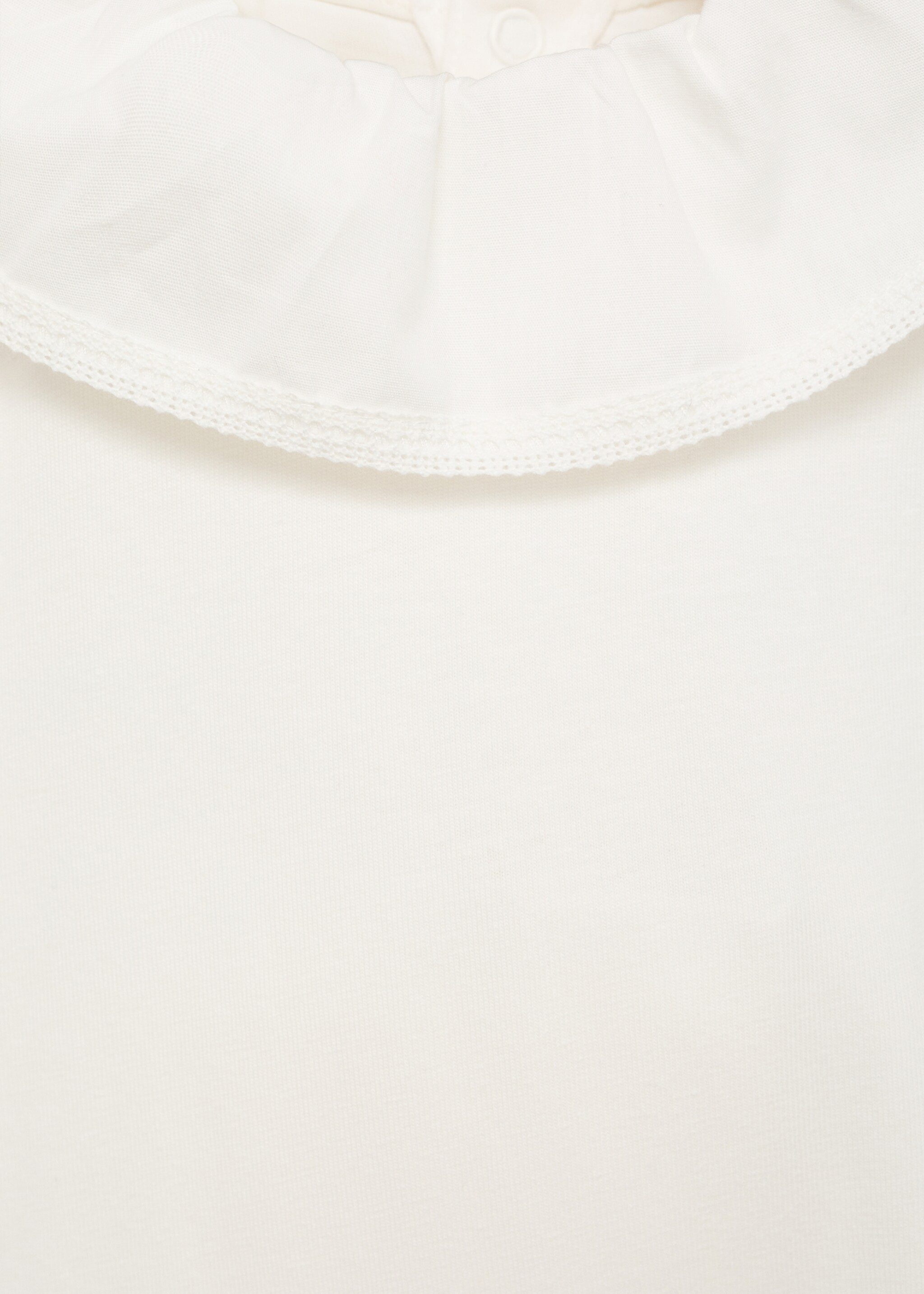 Body cotó coll bebè - Detall de l'article 8, Blanc trencat. Ref: 87035739-00.