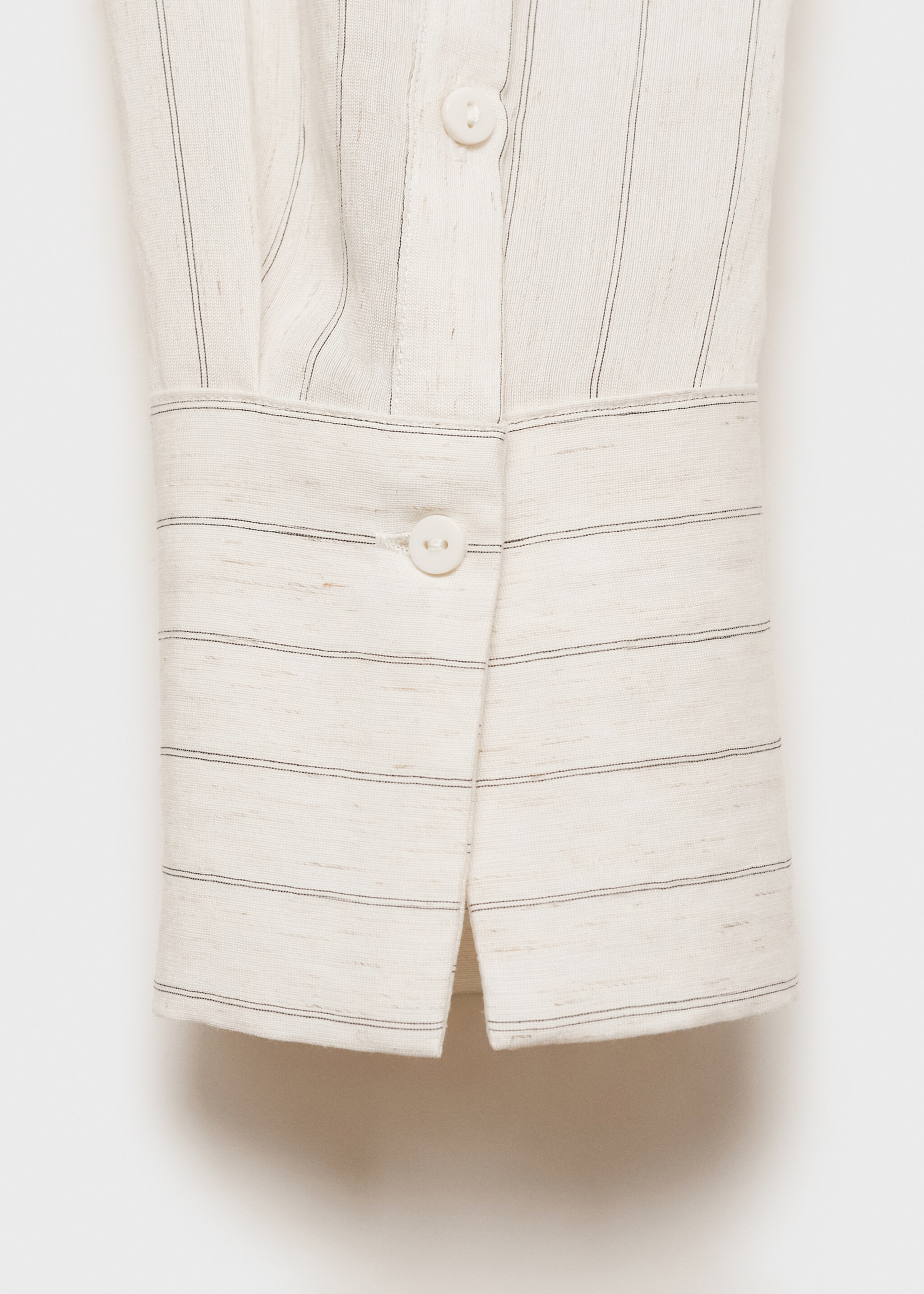 Chemise imprimée rayures - Détail de l'article 0, Écru. Ref: 87035744-00.