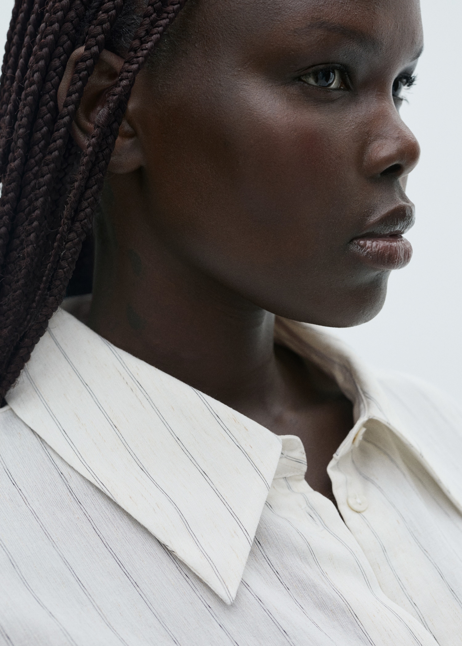 Stripe-print shirt - Details of the article 4