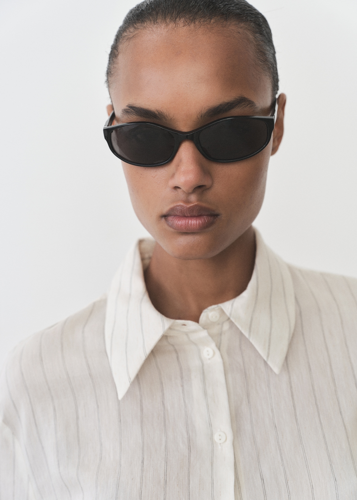 Stripe-print shirt - Details of the article 6