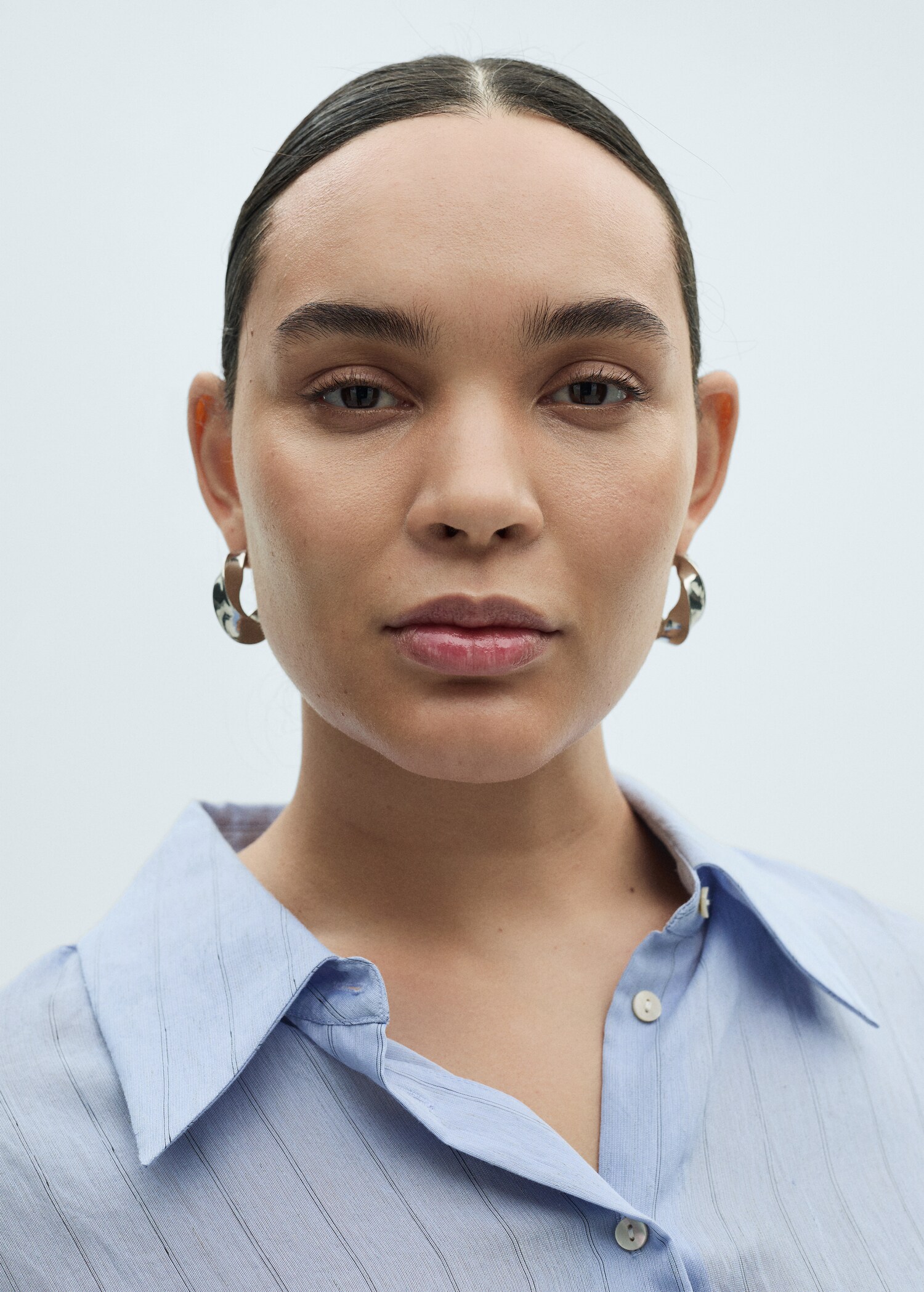 Stripe-print shirt - Details of the article 4