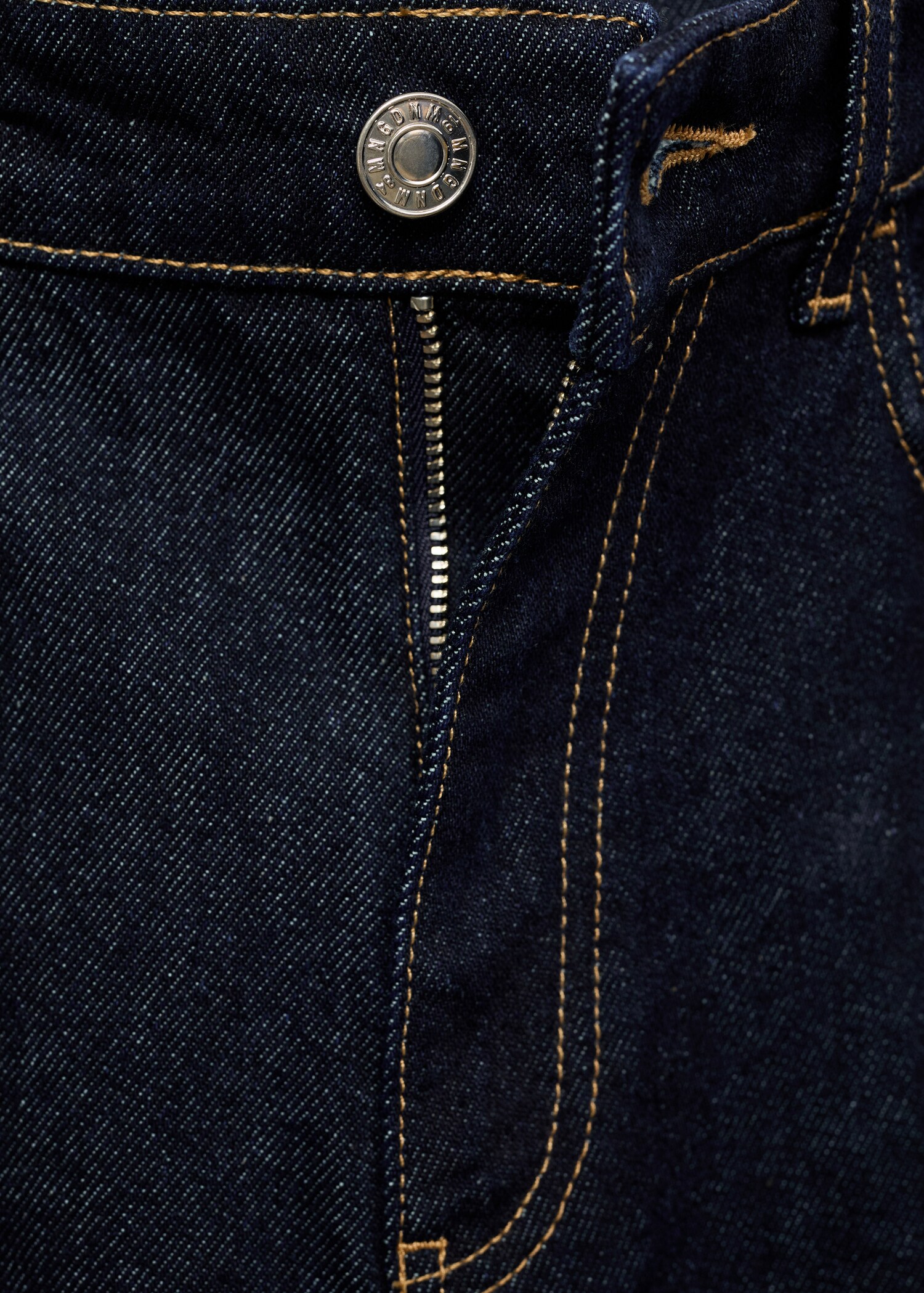 Wide leg cropped jeans with seam detail - Details of the article 8