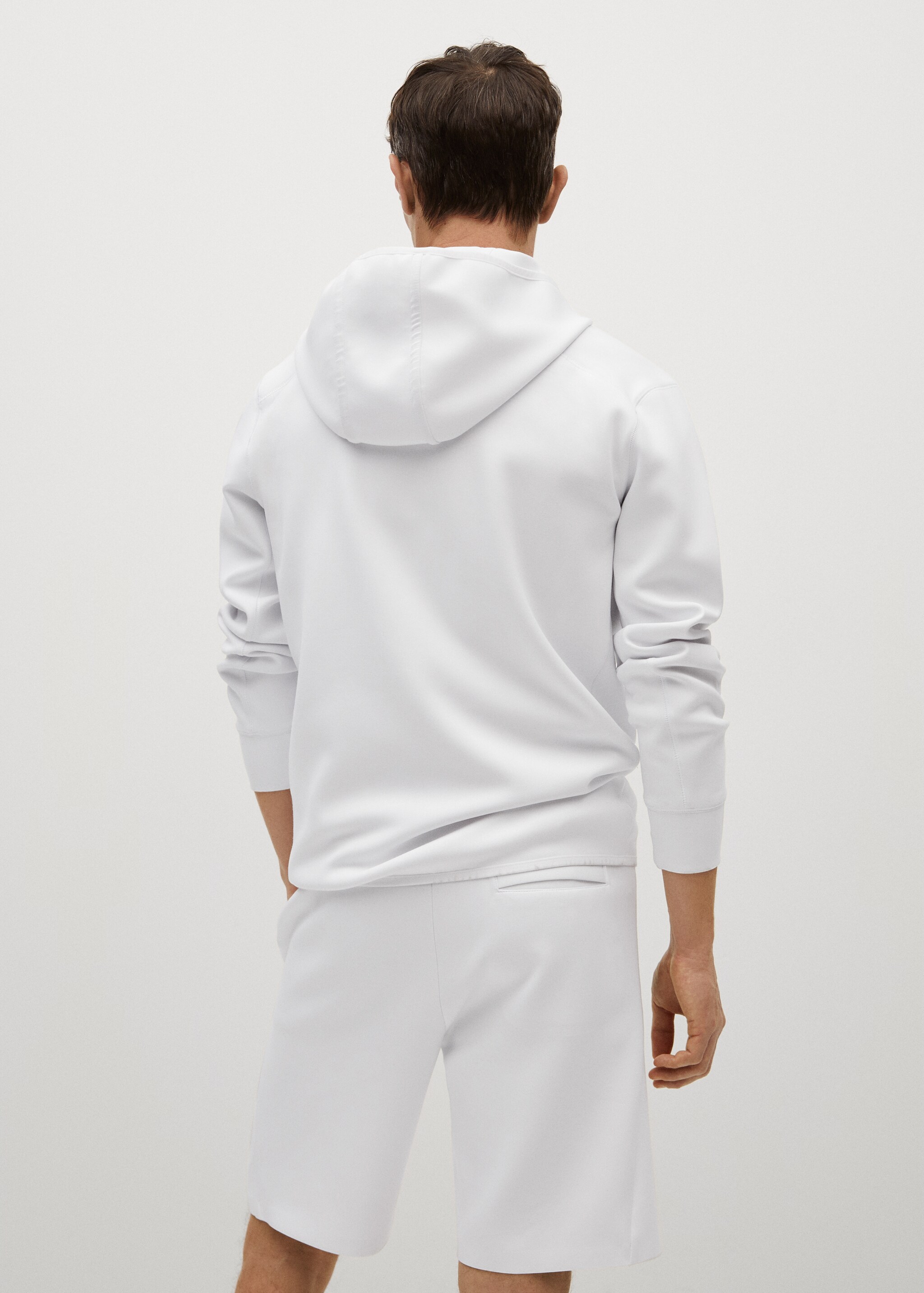 Sudadera técnica capucha - Reverso del artículo