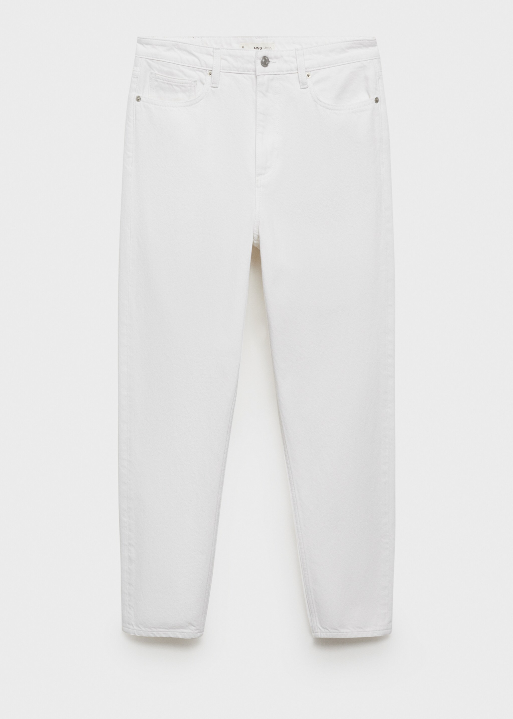 Texans cropped carrot fit - Article sense model, Blanc trencat. Ref: 87035924-00.