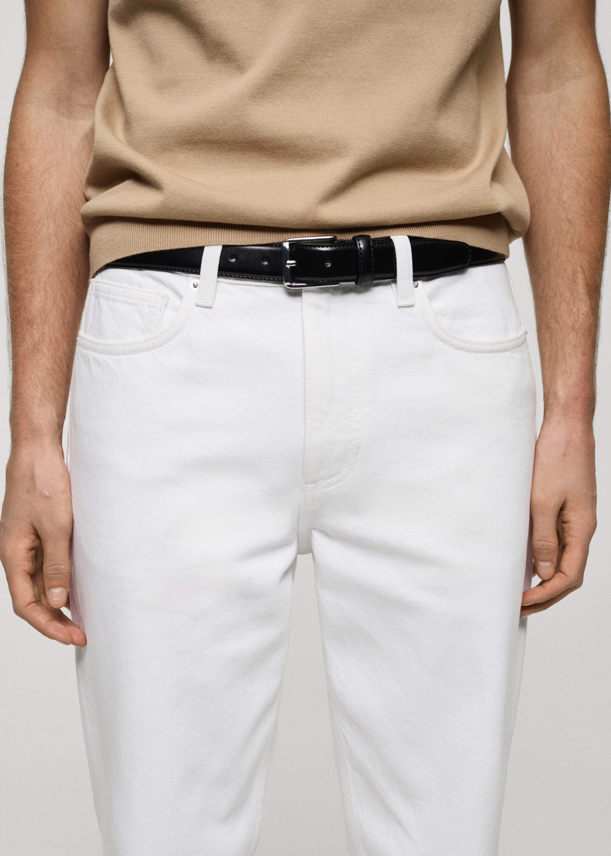 Texans cropped carrot fit - Detall de l'article 1, Blanc trencat. Ref: 87035924-00.