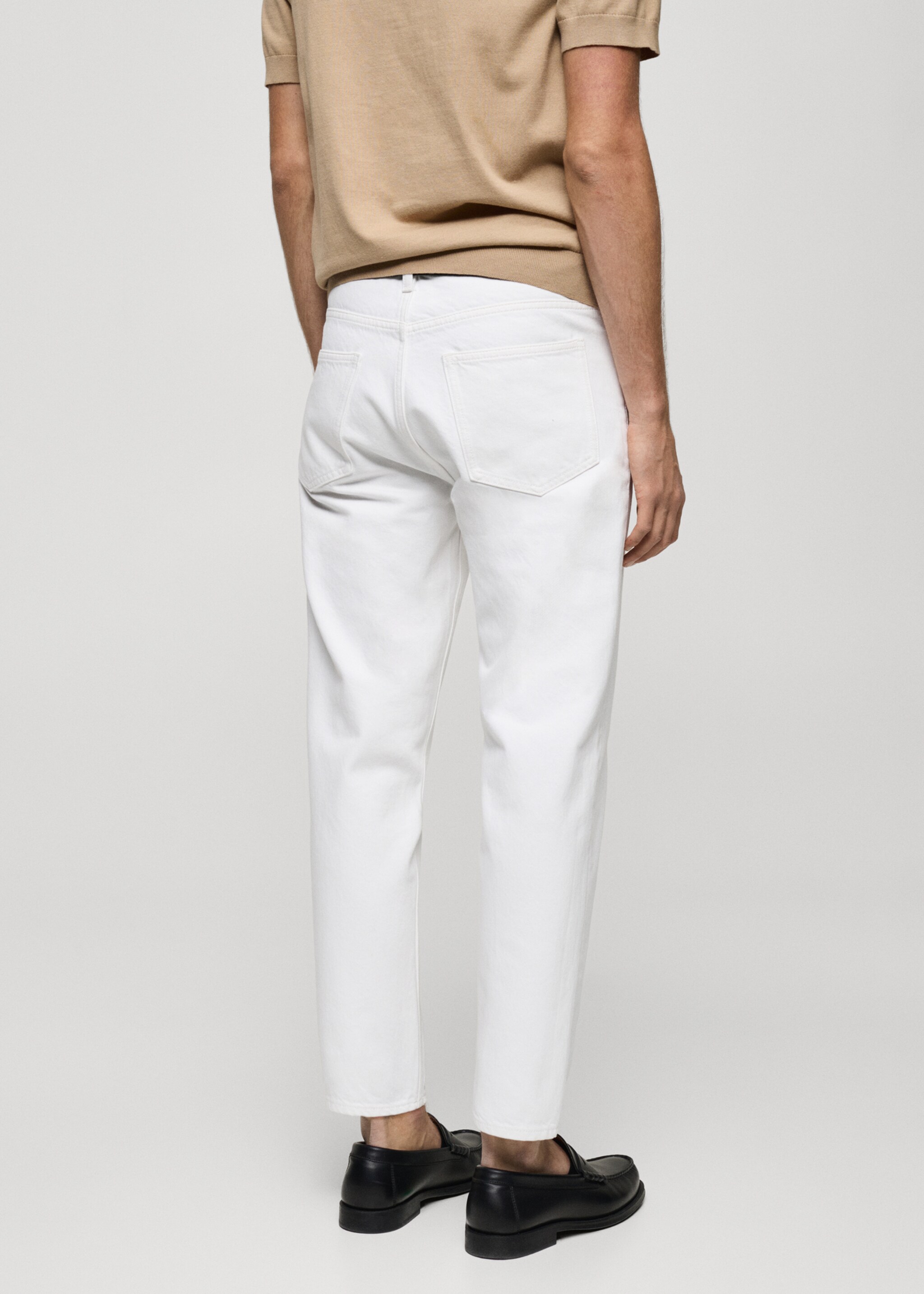 Texans cropped carrot fit - Revers de l'article, Blanc trencat. Ref: 87035924-00.