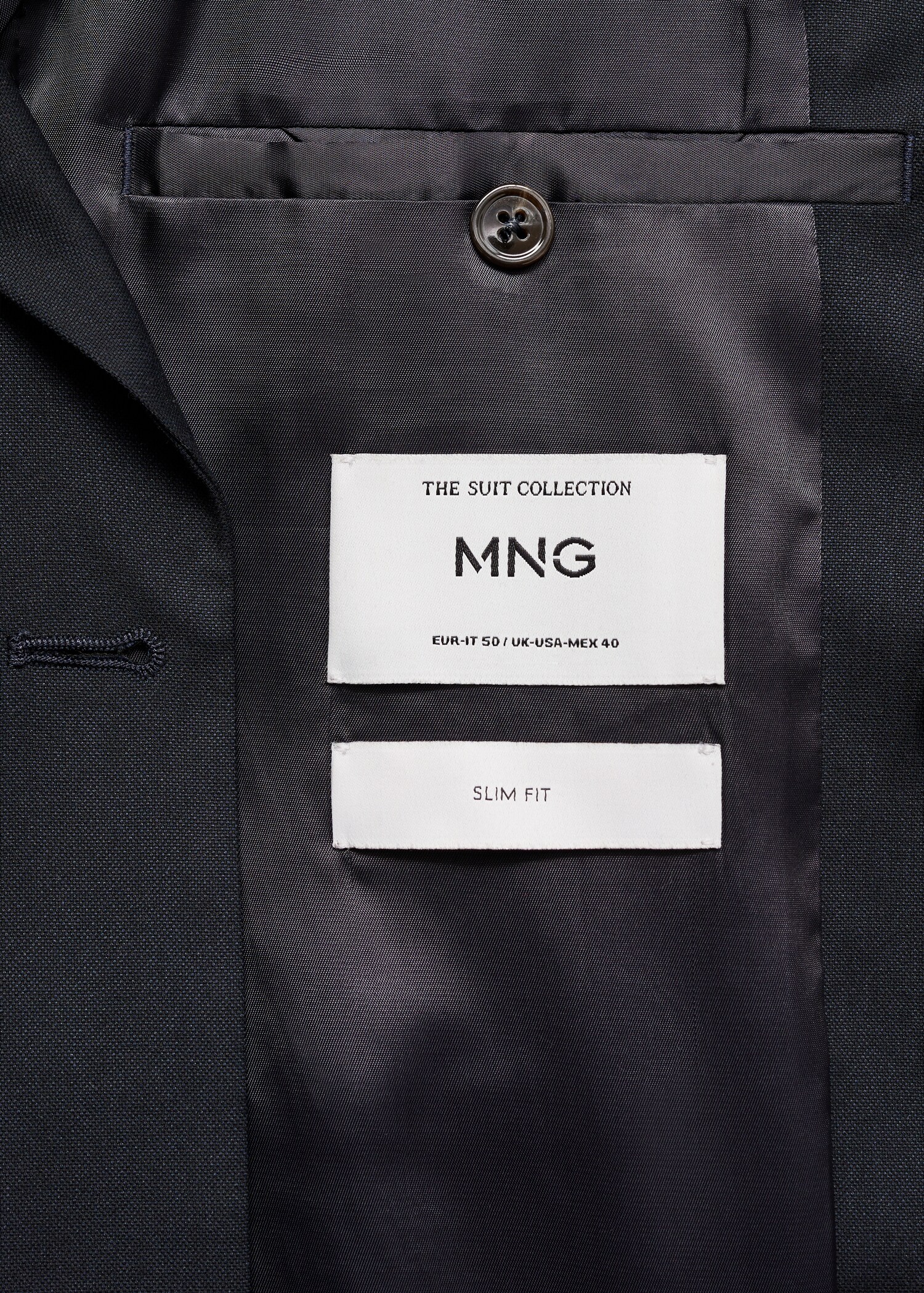 Zweireihiges Slim-Fit-Sakko Mónaco - Detail des Artikels 0