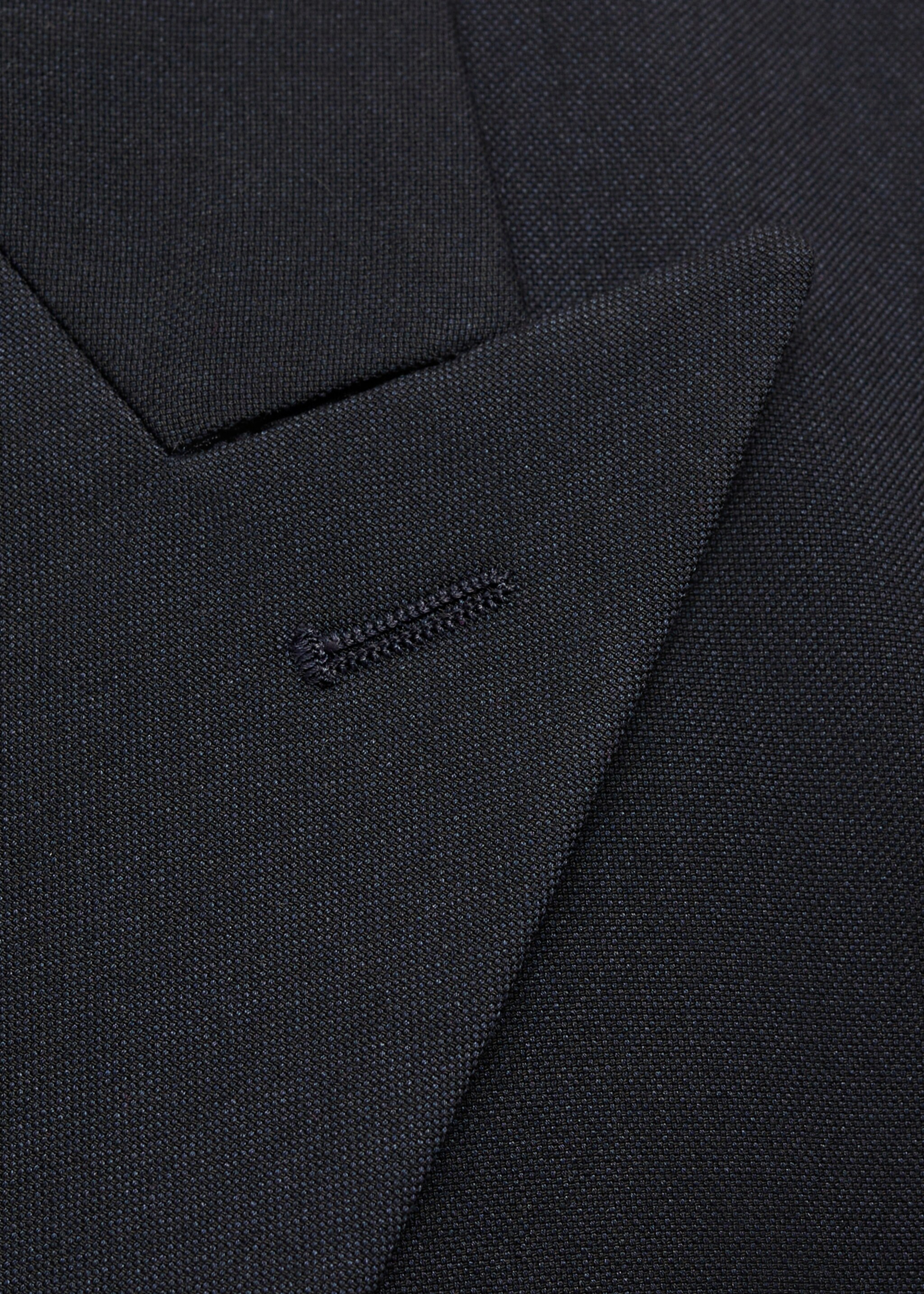 Zweireihiges Slim-Fit-Sakko Mónaco - Detail des Artikels 8, Dunkles Marineblau. Ref: 87035928-00.