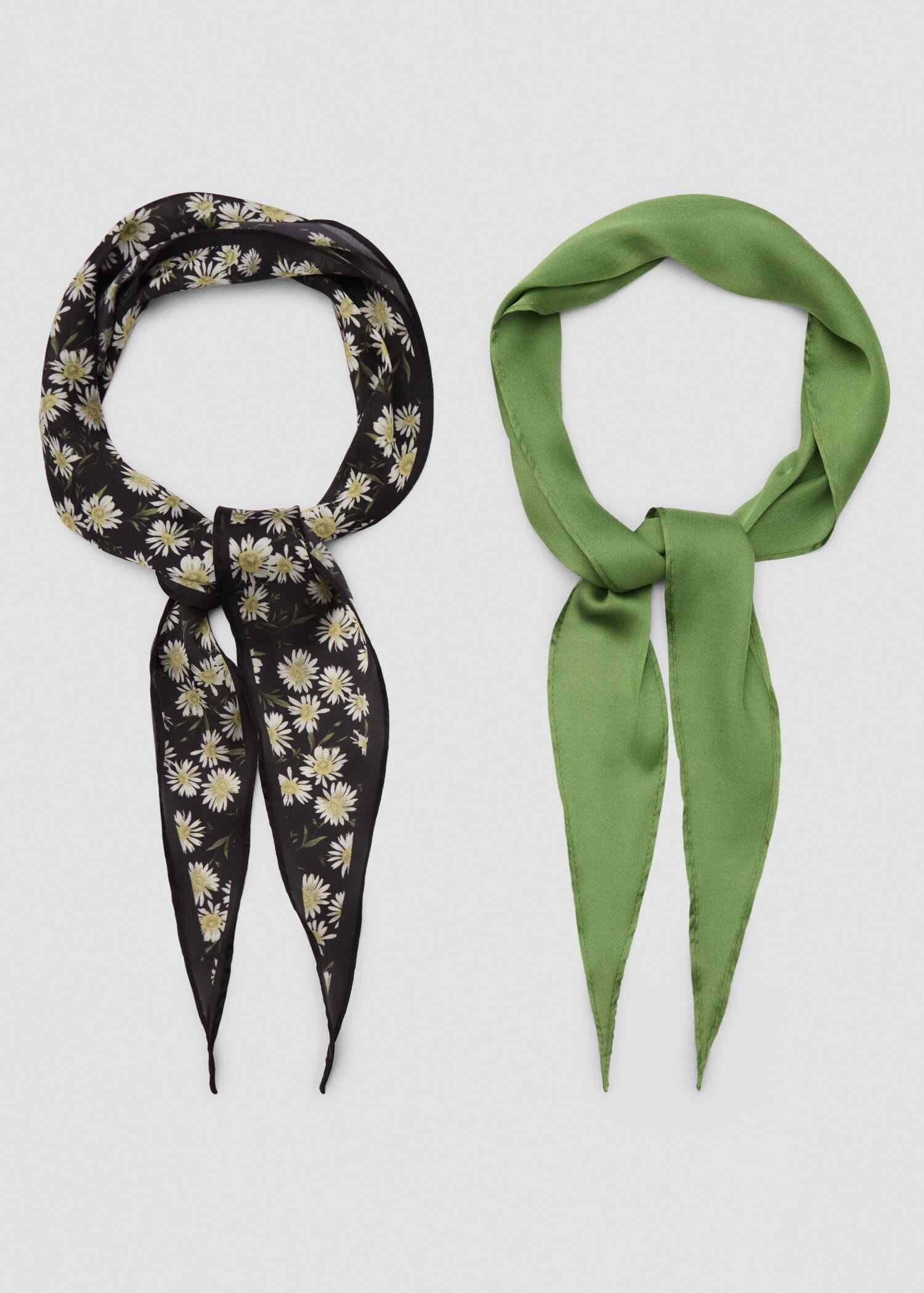 Set of 2 combined scarves - Details of the article 1