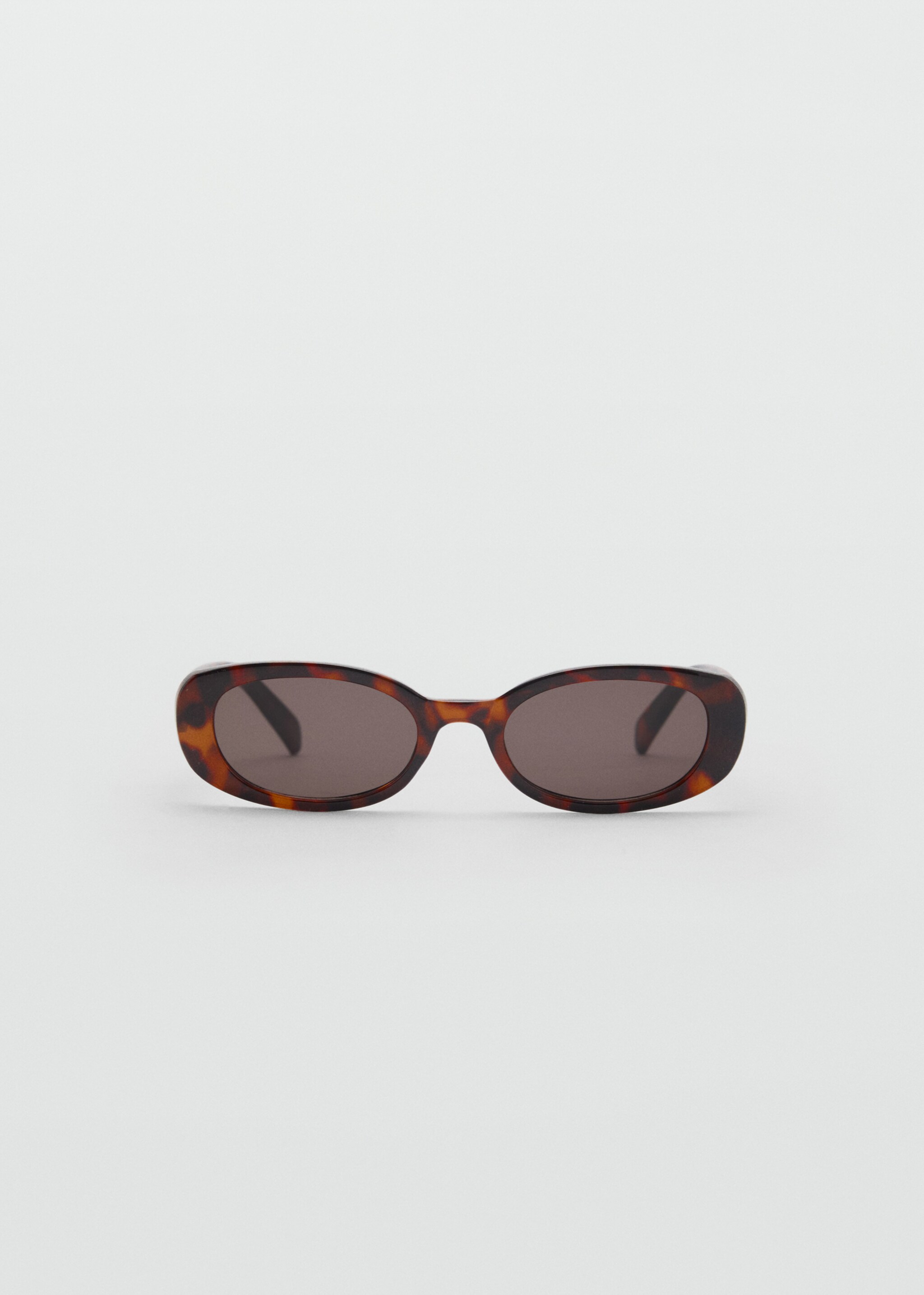 Oval-frame sunglasses - Article without model, Chocolate. Ref: 87035930-00.