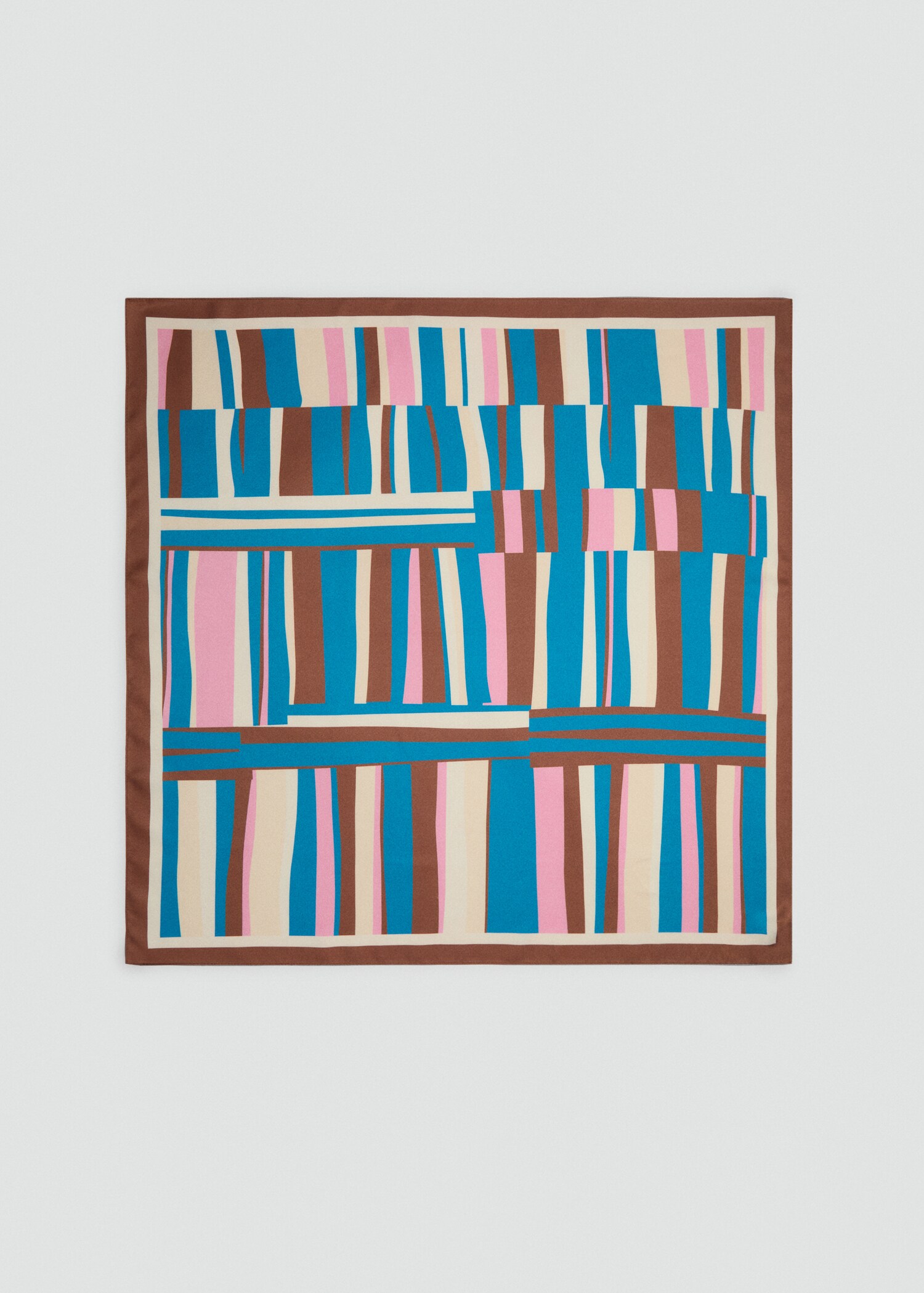 Abstract stripe-print scarf - Article without model