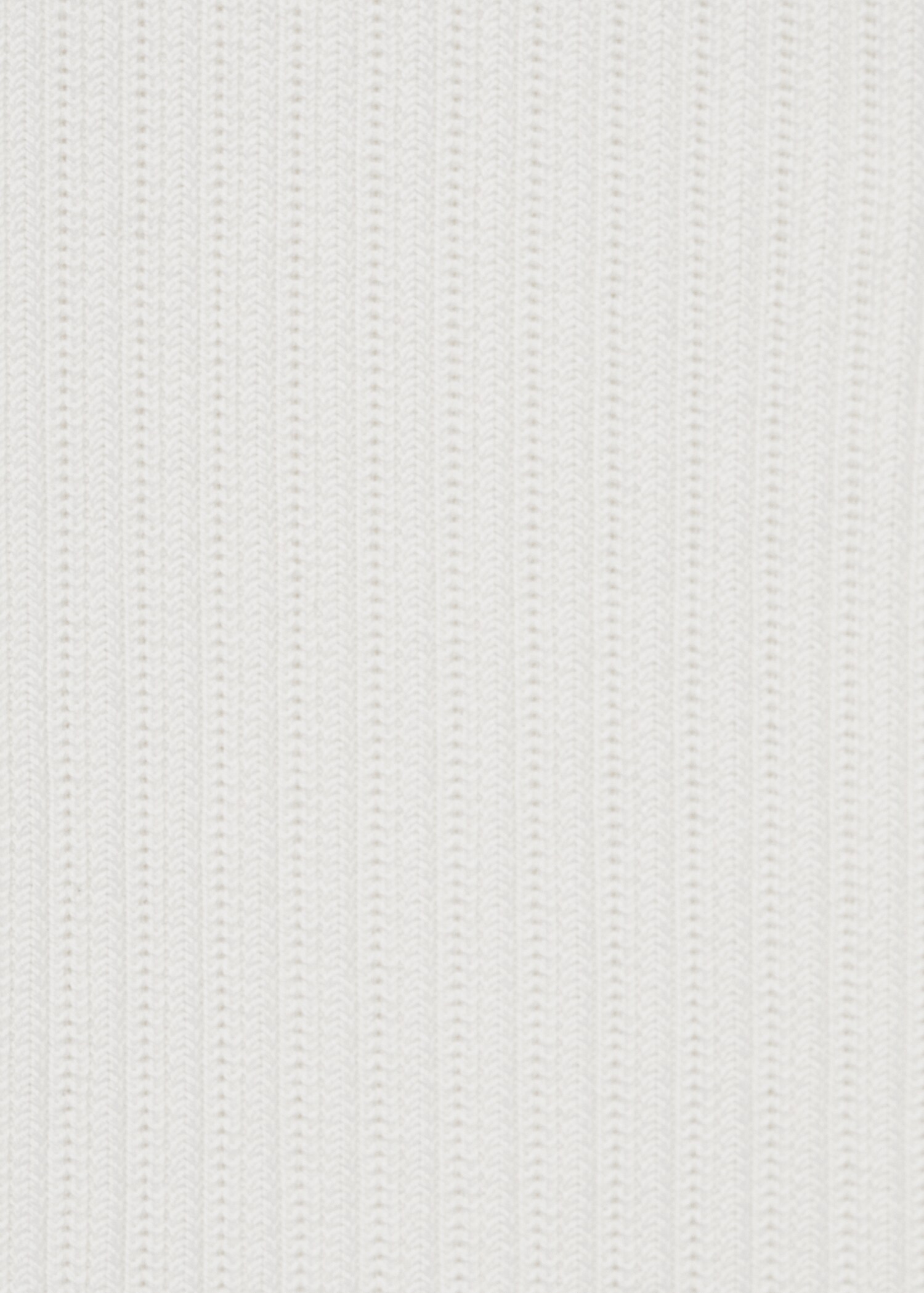 Geripptes Feinstrick-Poloshirt aus Baumwolle - Detail des Artikels 8