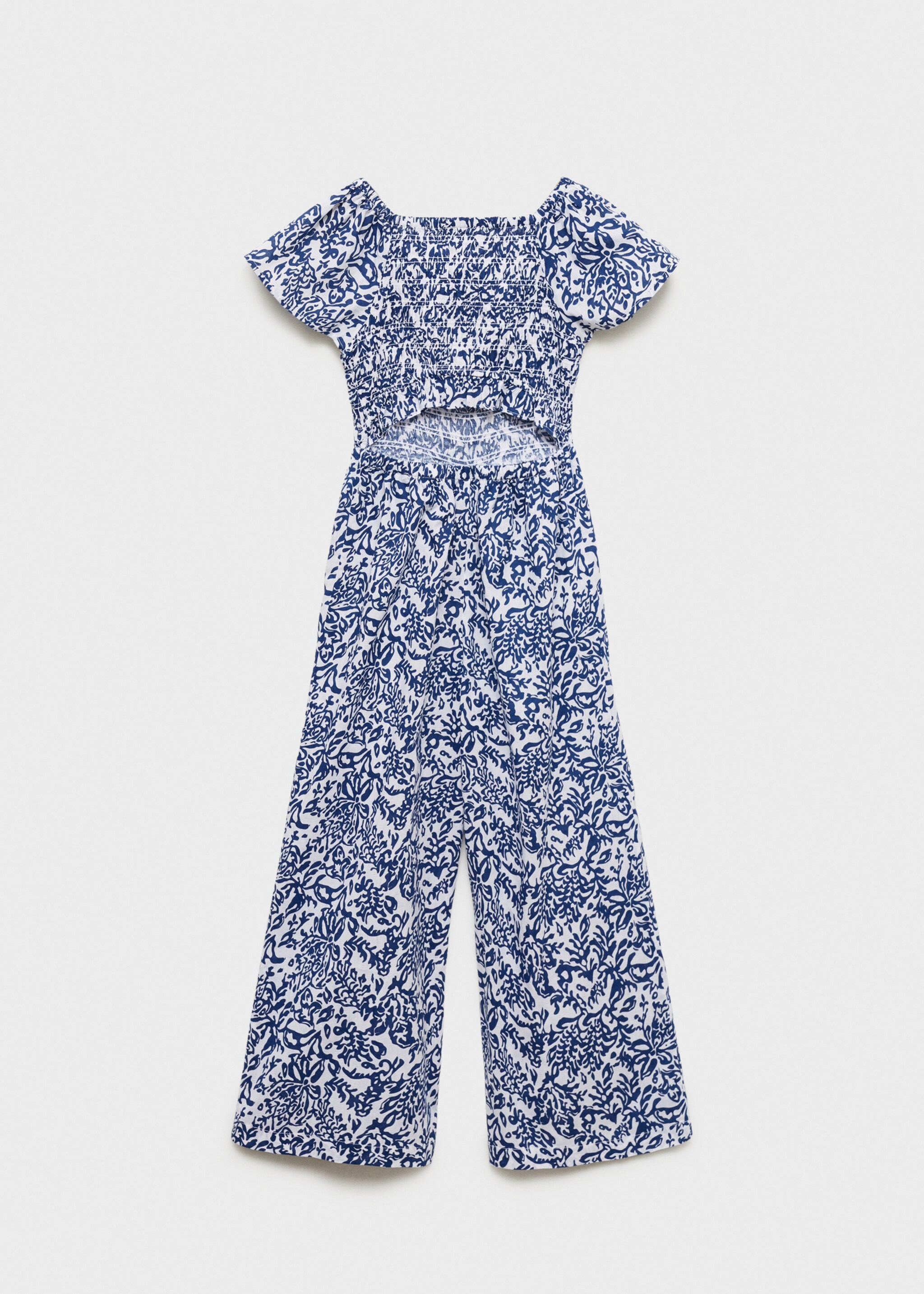 Combinaison imprimée - Verso de l’article, Bleu marine foncé. Ref: 87035945-00.