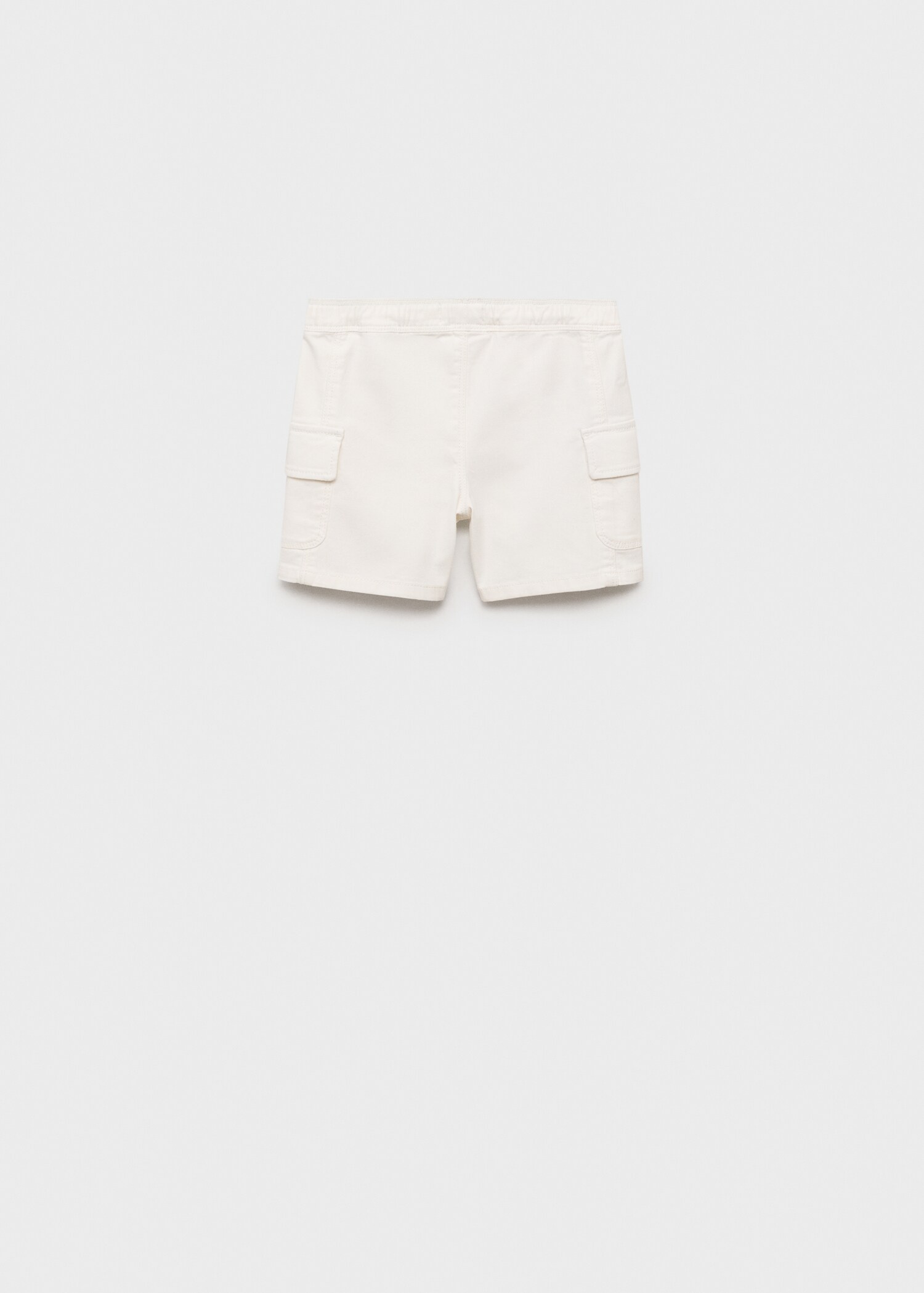 Drawstring cargo Bermuda shorts - Reverse of the article