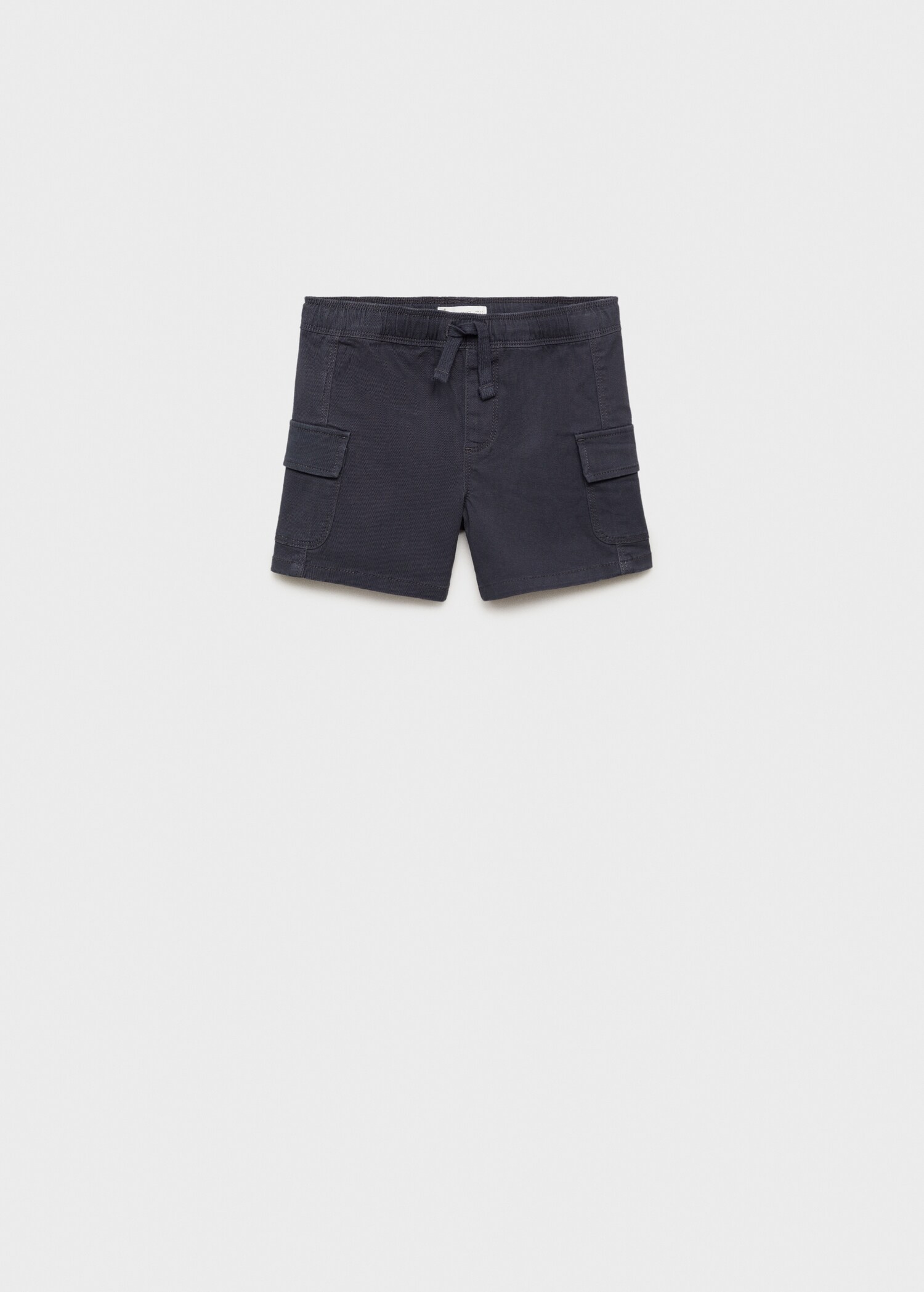 Drawstring cargo Bermuda shorts - Article without model