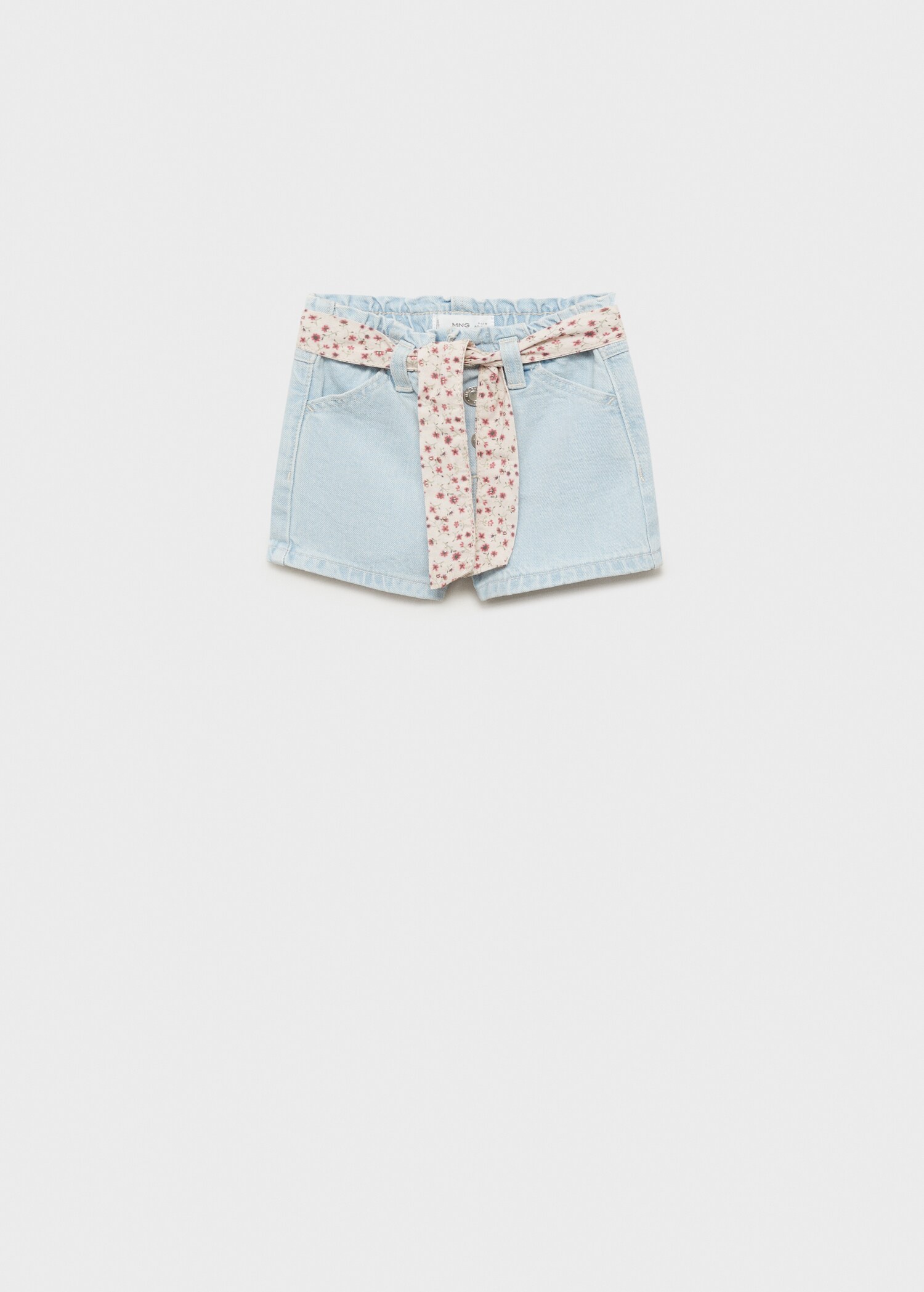 Denim shorts with belt - Article without model