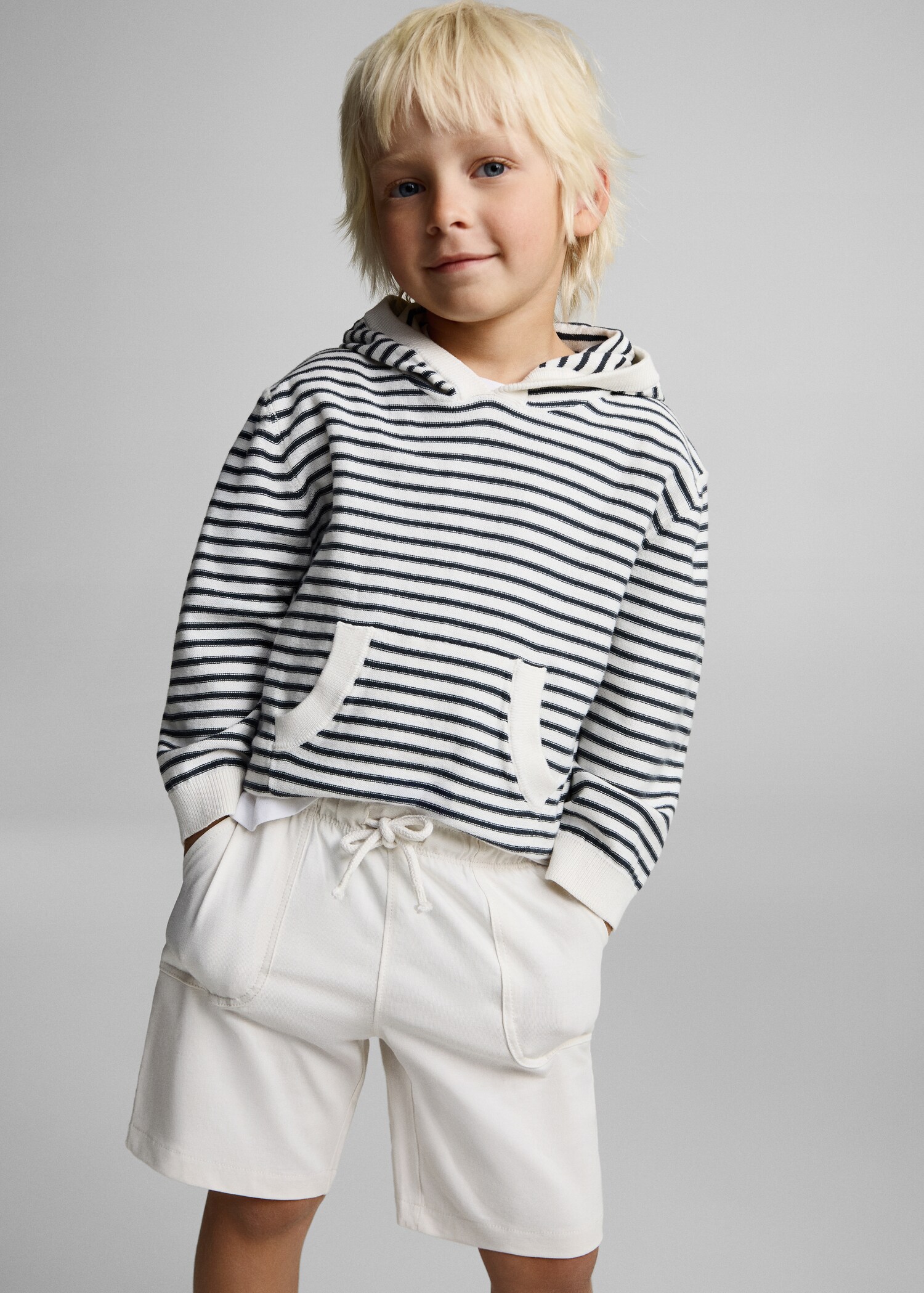 Katoenen bermuda met aansnoerkoord - Detail van het artikel 1