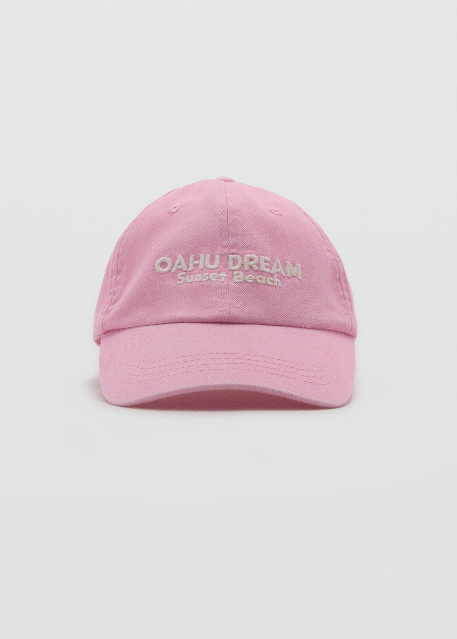 Casquette visière brodée - Plan moyen