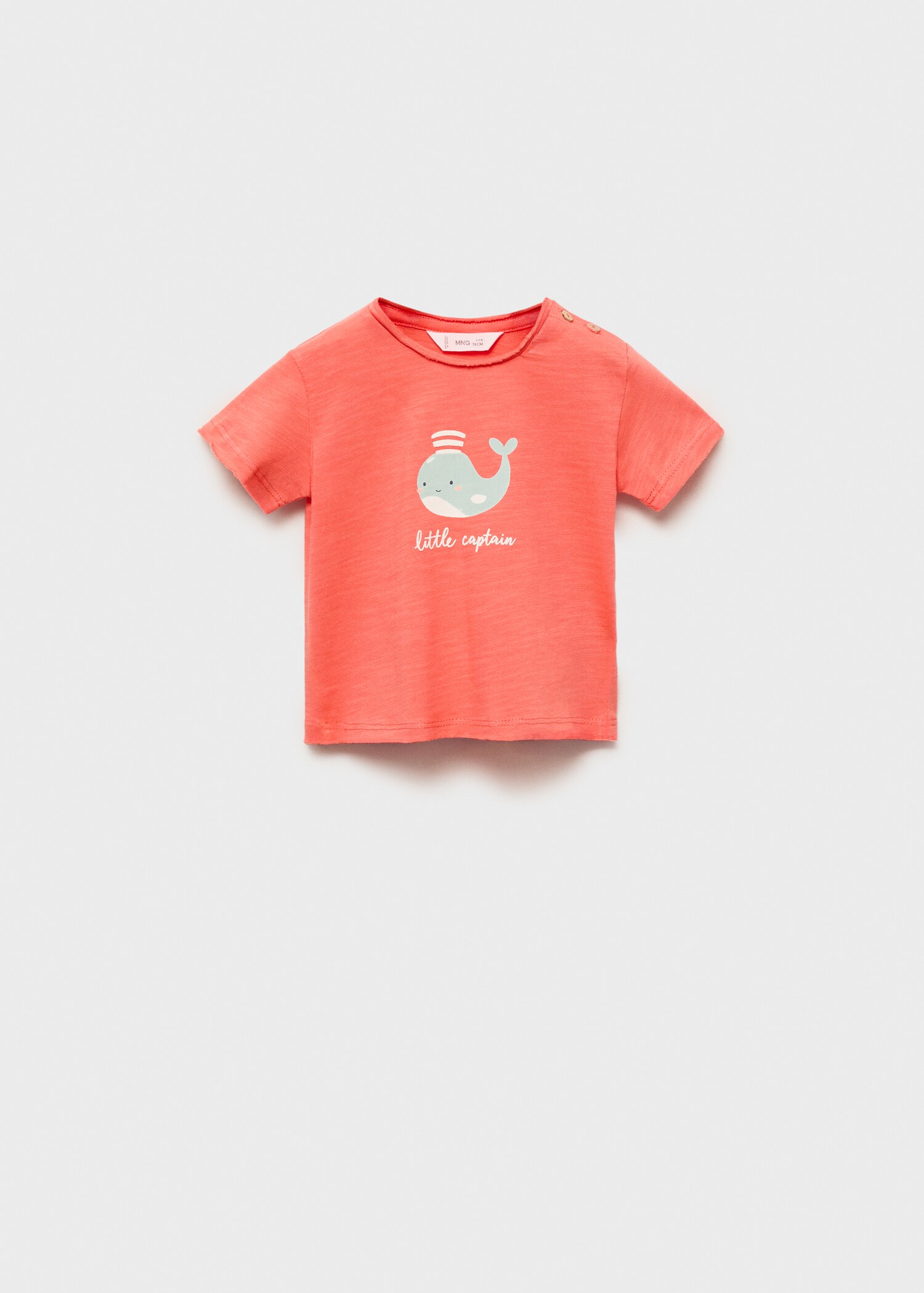 Printed cotton-blend t-shirt - Article without model