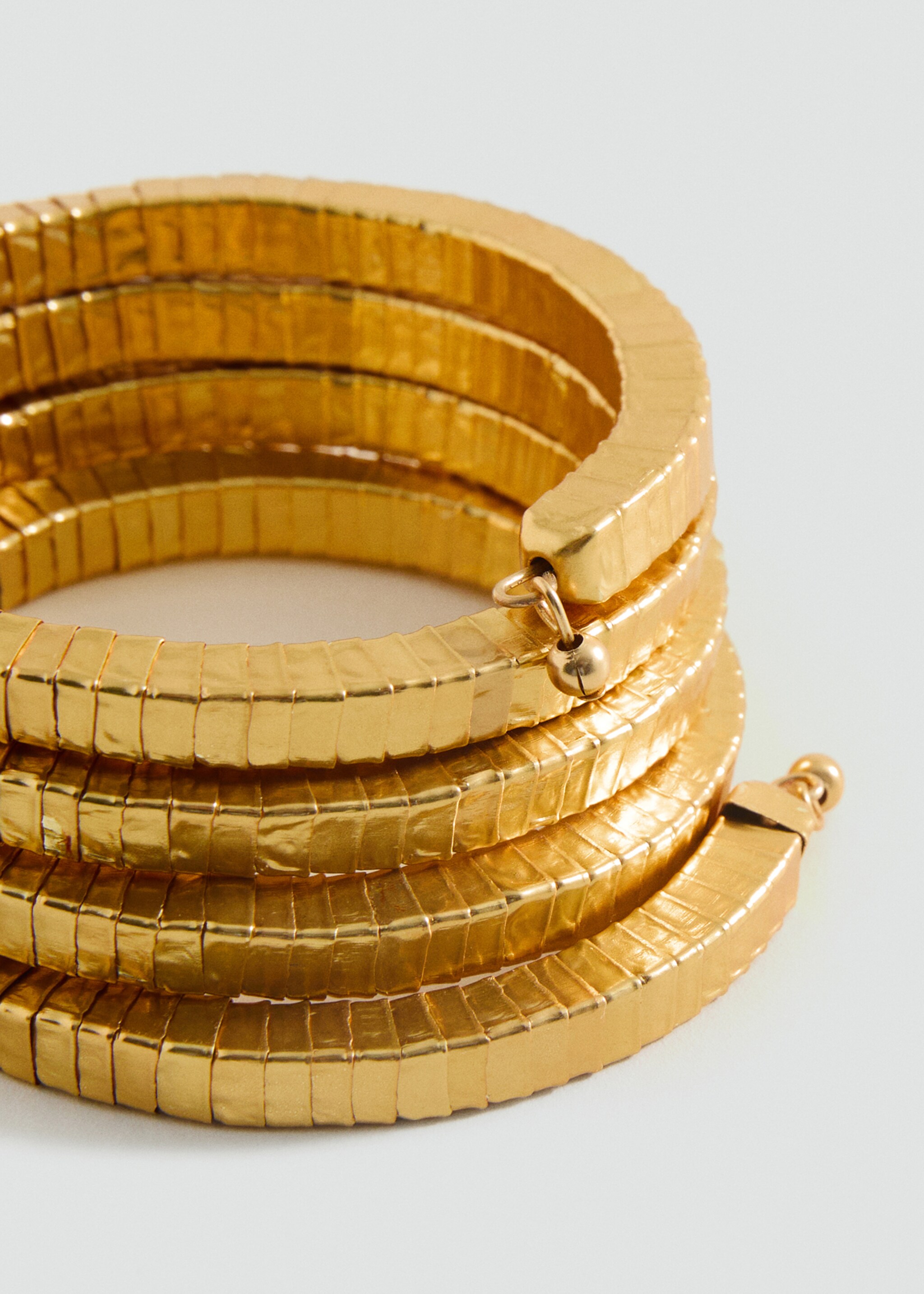 Armreif in Spiral-Optik - Mittlere Ansicht, Gold. Ref: 87035985-00.