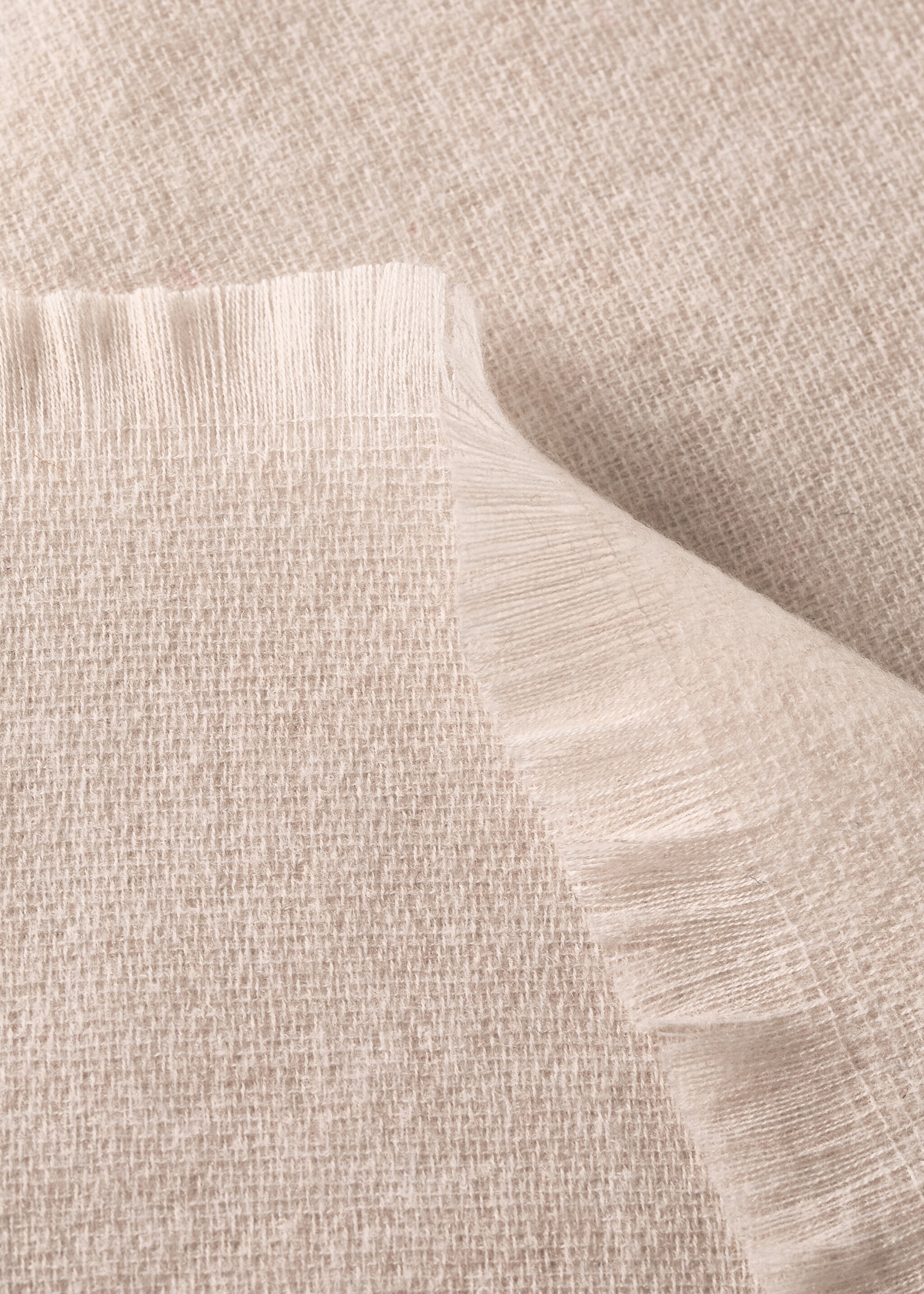 Weiche Kinderdecke aus Melange - Detail des Artikels 1, Vanille. Ref: 87035988-00.