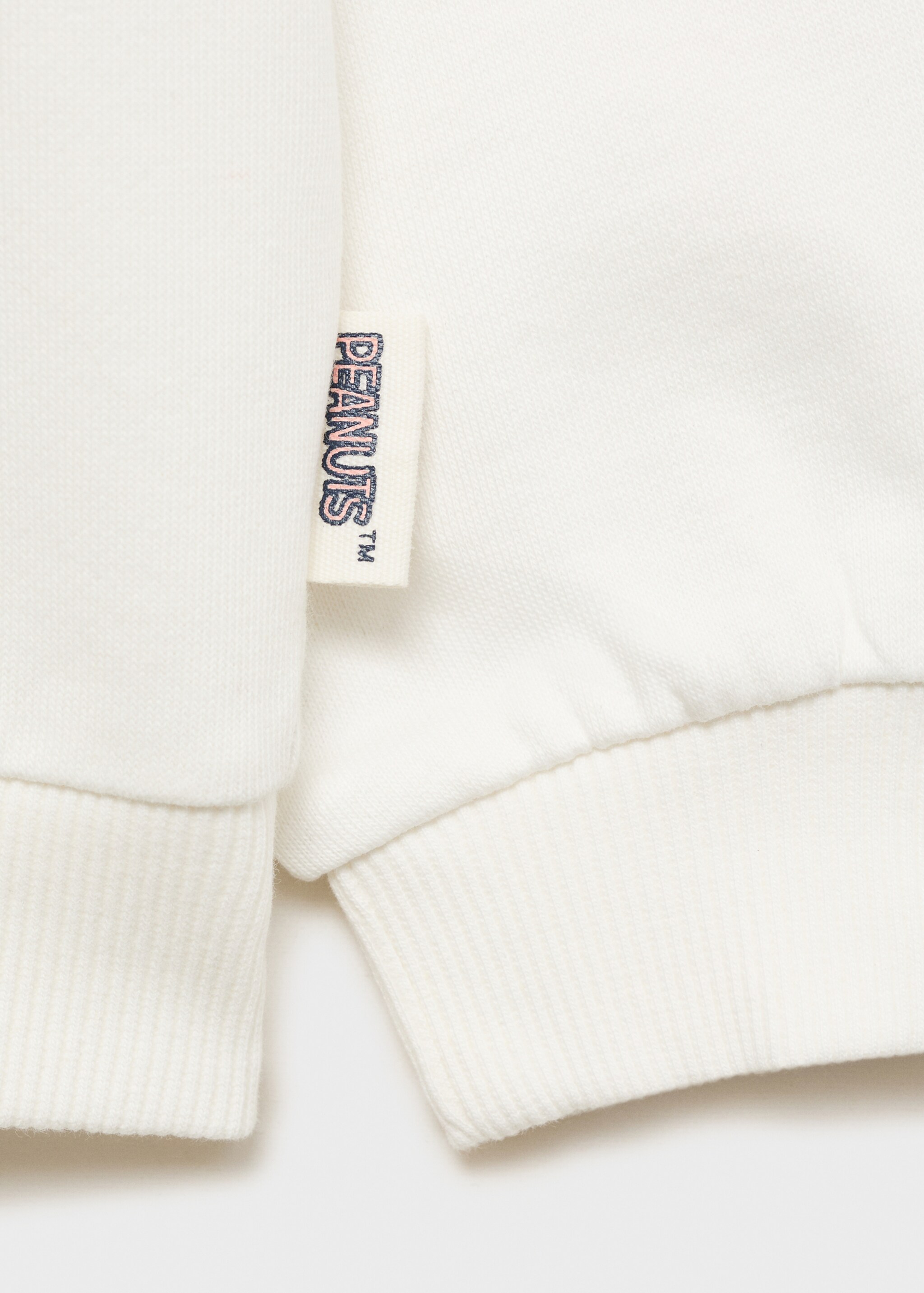 Snoopy-print sweatshirt - Details of the article 0, Off White. Ref: 87036345-00.