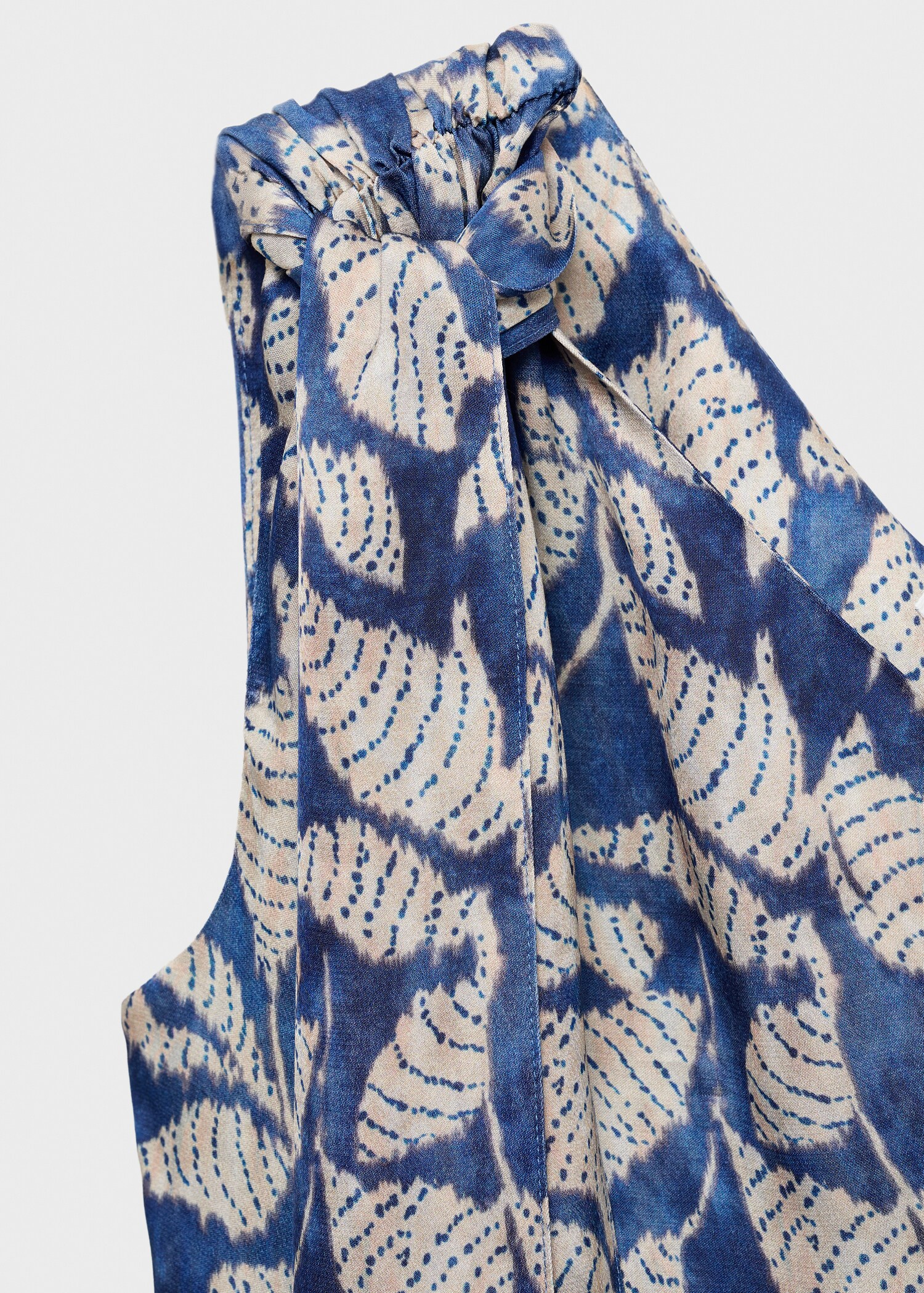 Printed asymmetrical dress - Details of the article 8